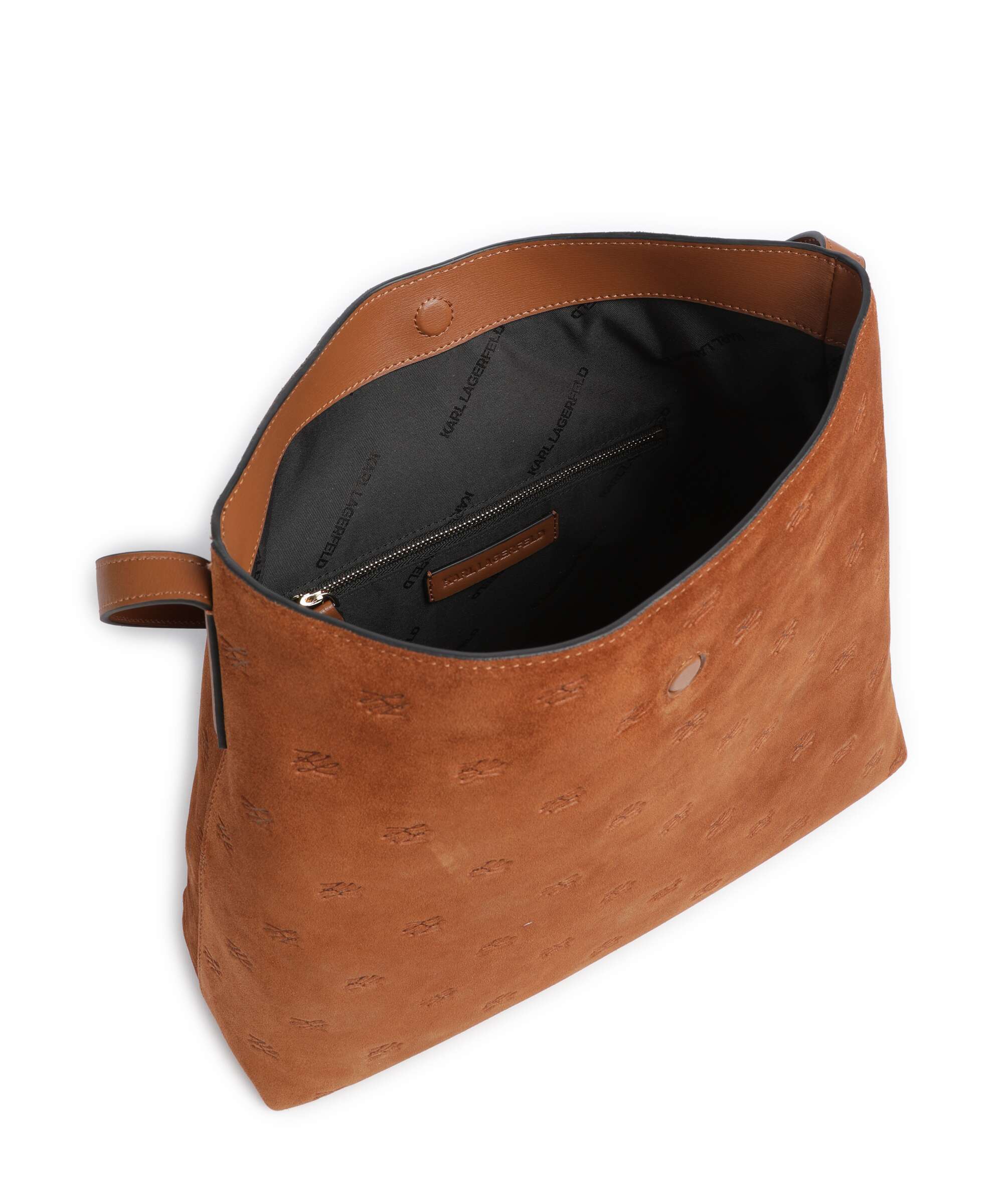 Karl Lagerfeld K/Autograph Hobo bag dark tan - Image 5