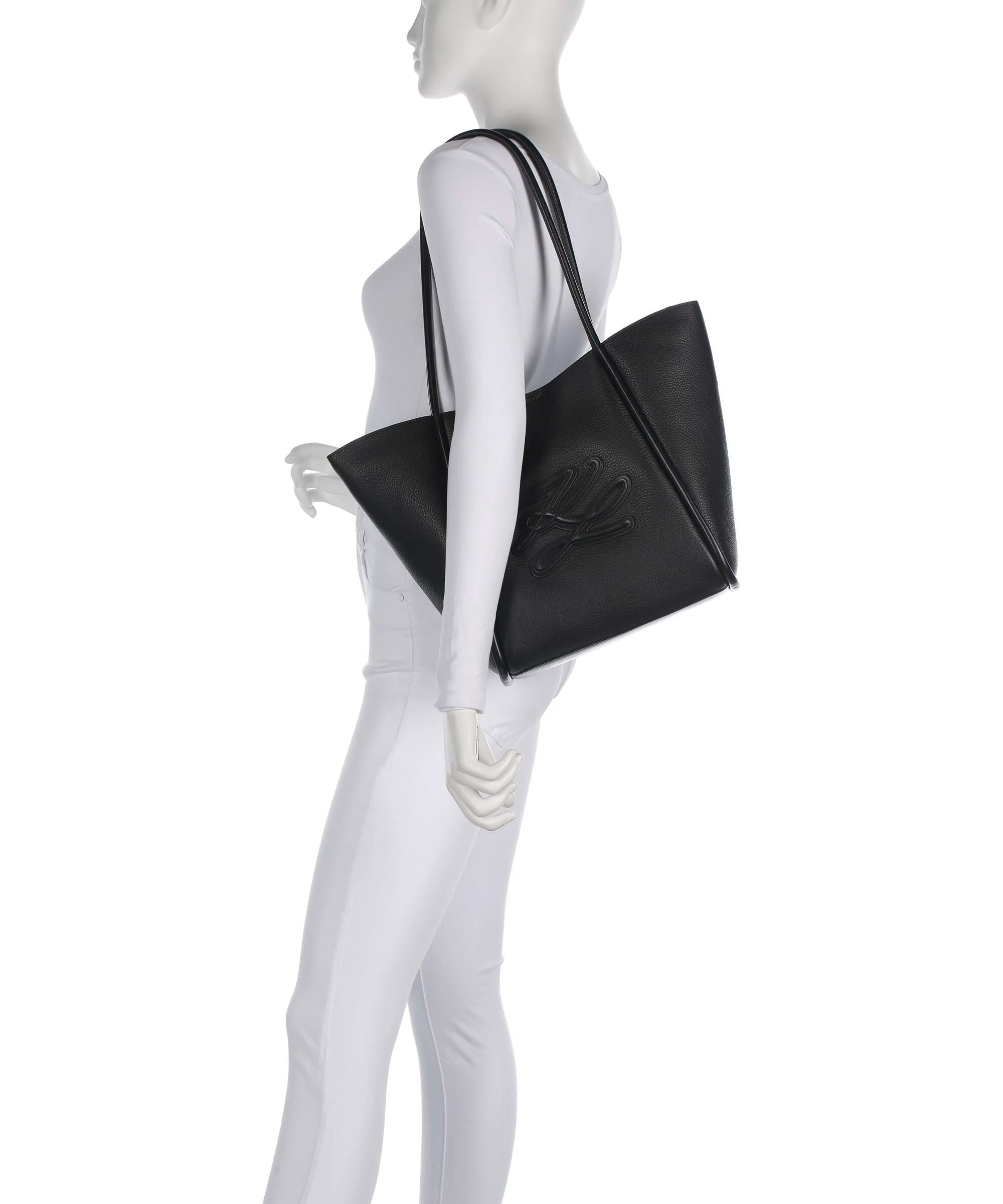 Karl Lagerfeld K/Autograph Medium Tote bag black/nickel - Image 3