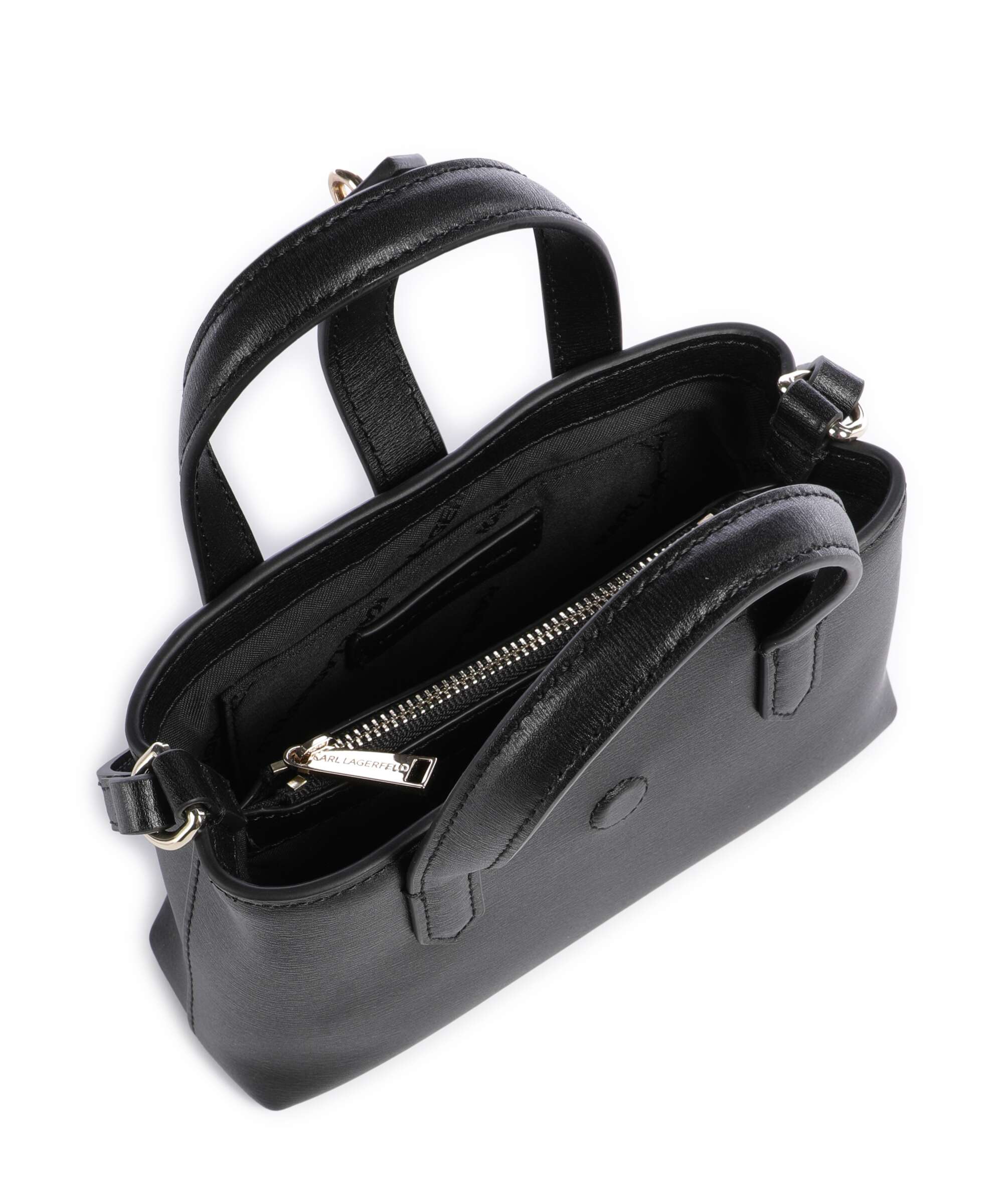 Karl Lagerfeld K/Autograph Padlock Crossbody bag black/gold - Image 5