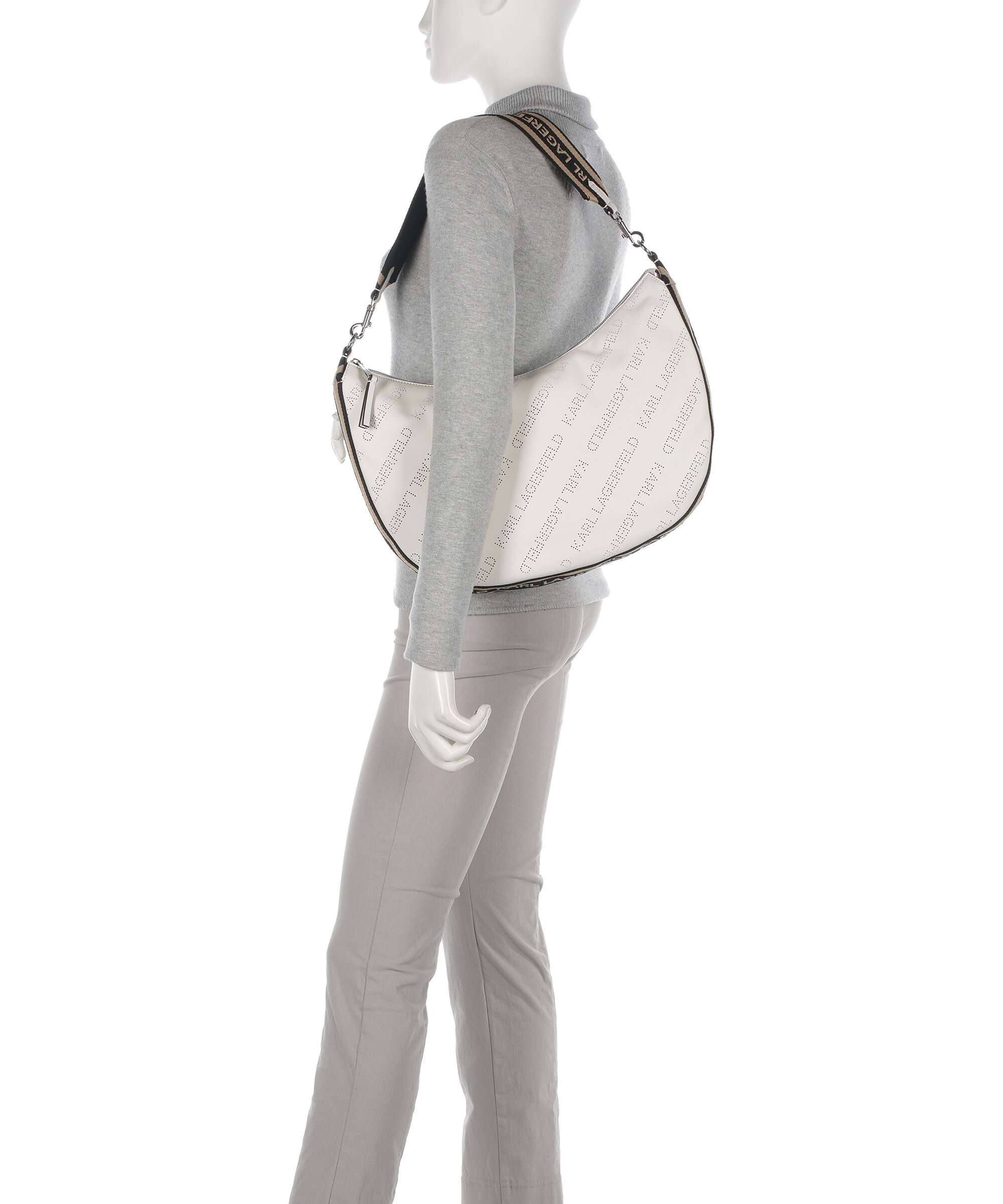 Karl Lagerfeld K/Moon Medium Hobo bag offwhite - Image 3
