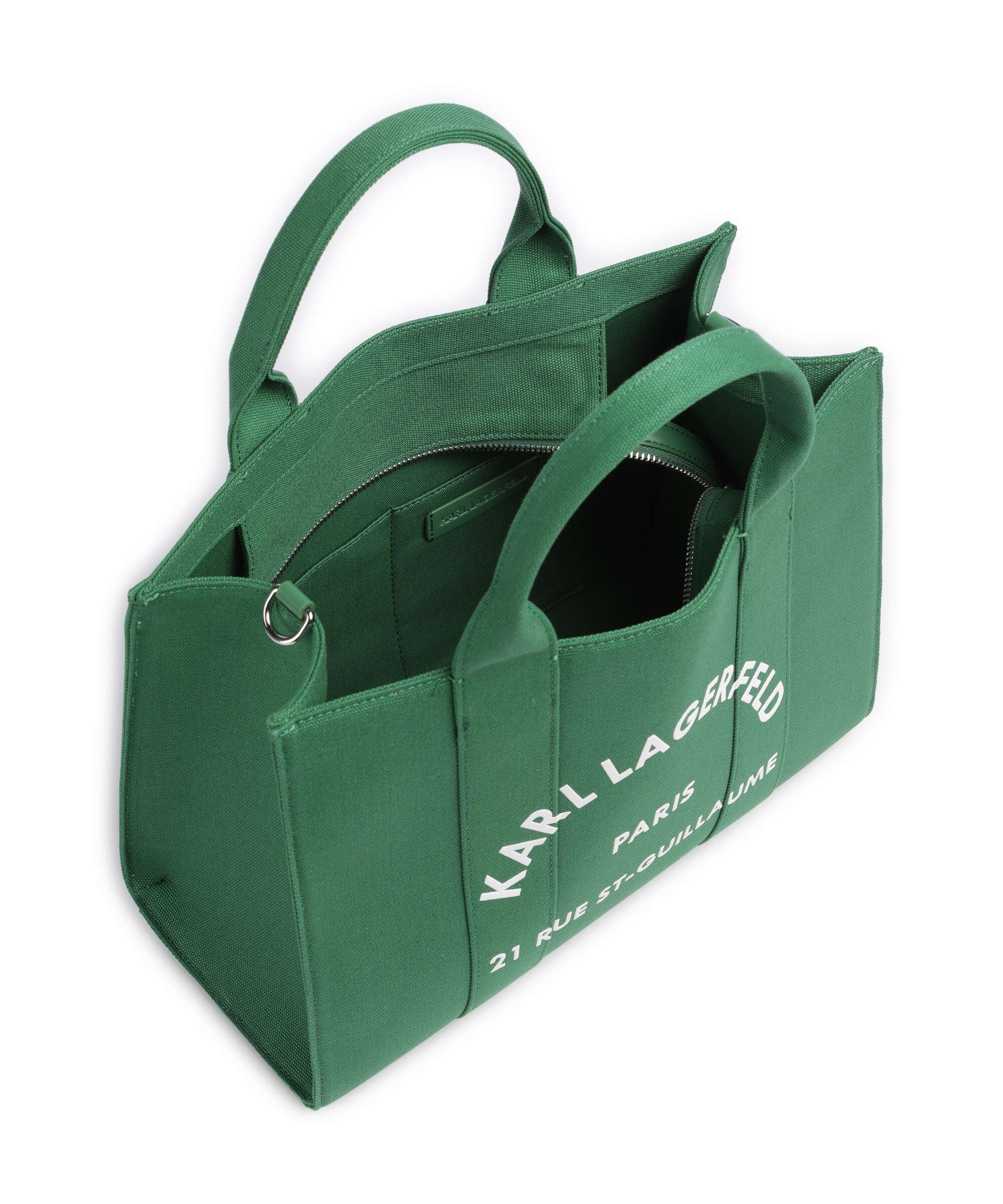 Karl Lagerfeld K/Rue St Guillaume Medium Handbag plant green - Image 5