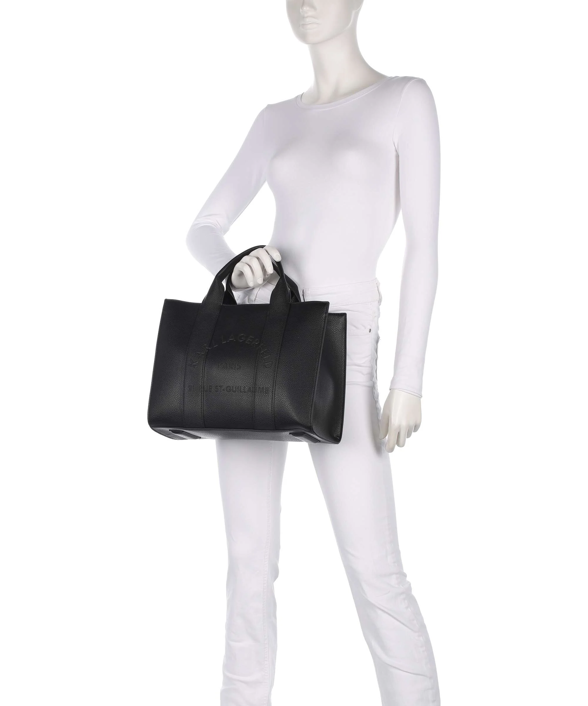 Karl Lagerfeld K/Rue St Guillaume Medium Handbag black - Image 3