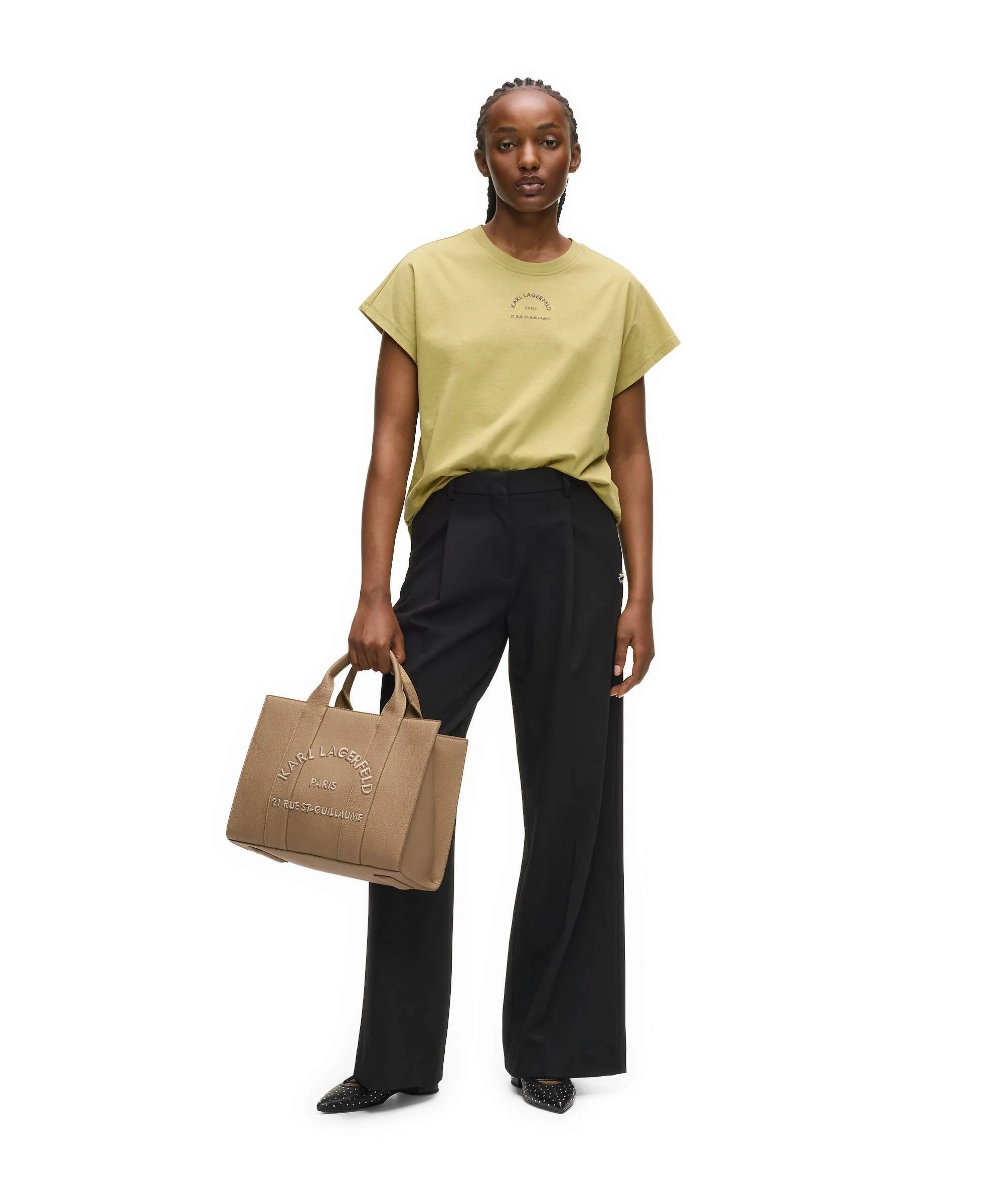 Karl Lagerfeld K/Rue St Guillaume Medium Handbag nougat - Image 3