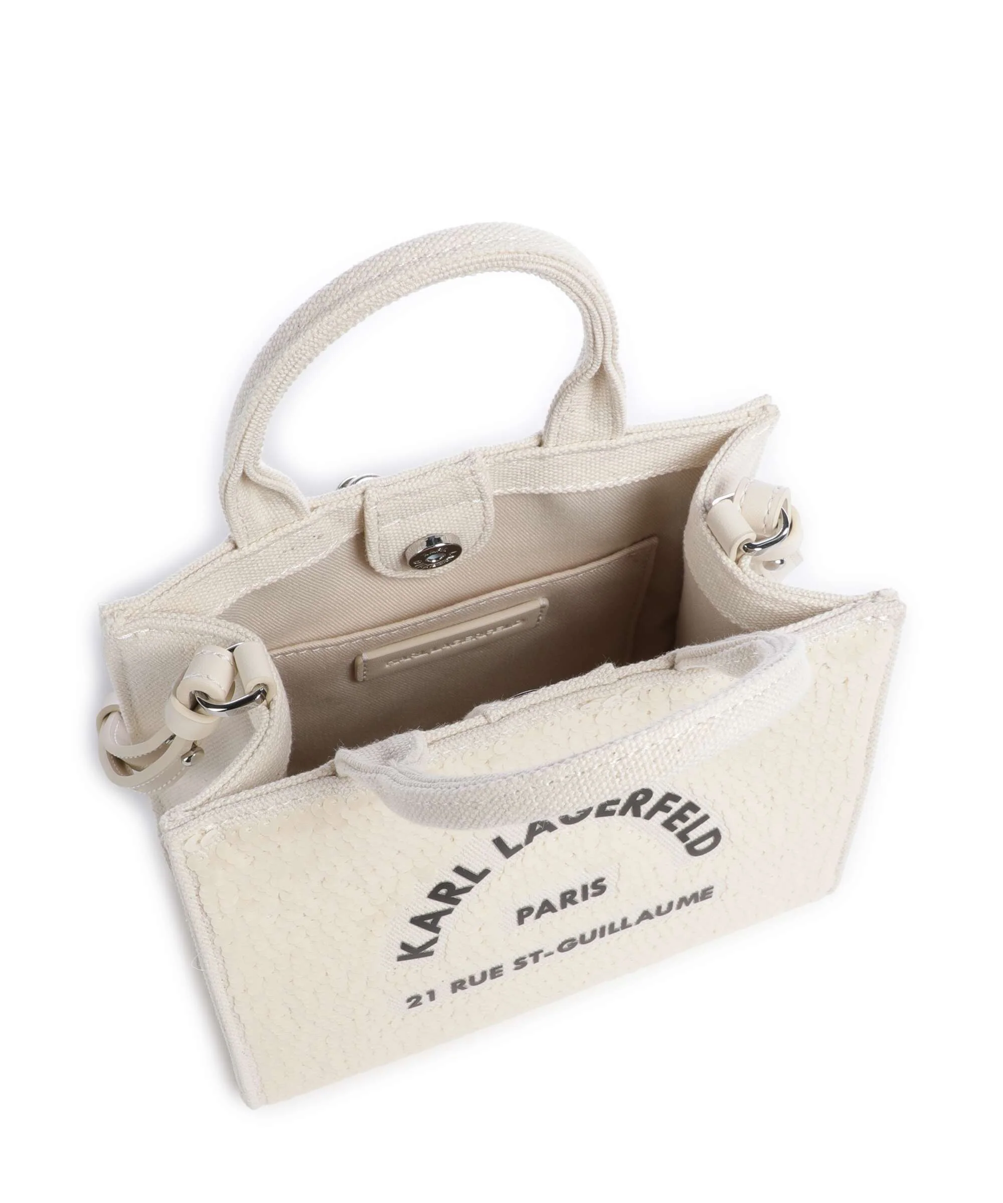 Karl Lagerfeld K/Rue St Guillaume Mini Crossbody bag natural - Image 5