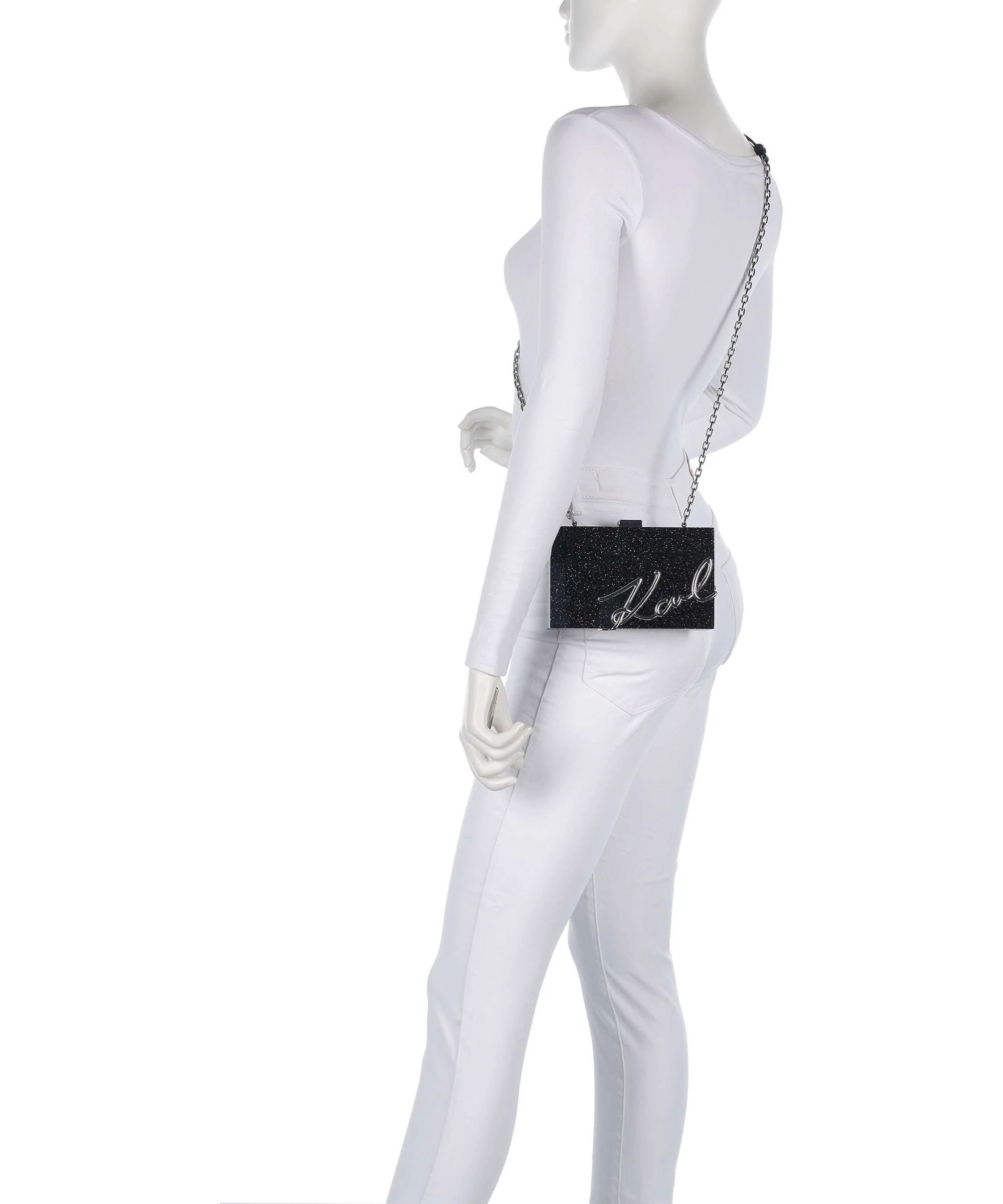 Karl Lagerfeld K/Soiree Crossbody bag black embellishment - Image 3
