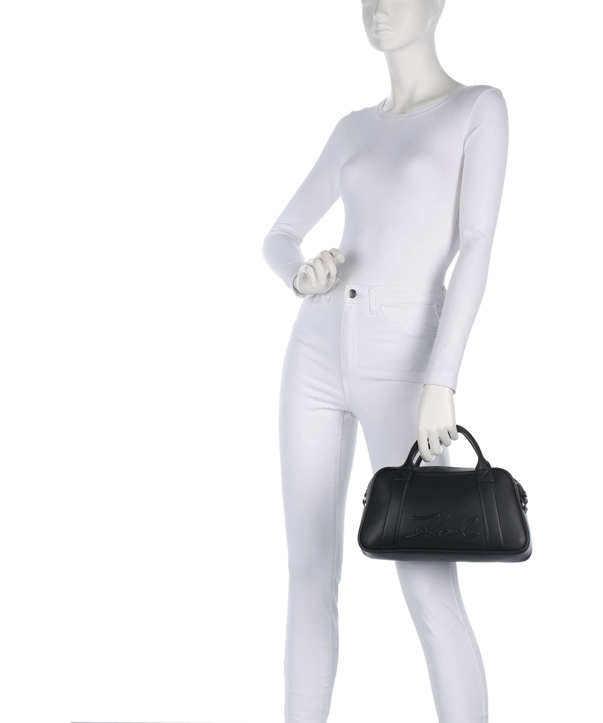 Karl Lagerfeld K/Ville Medium Handbag black/nickel - Image 3