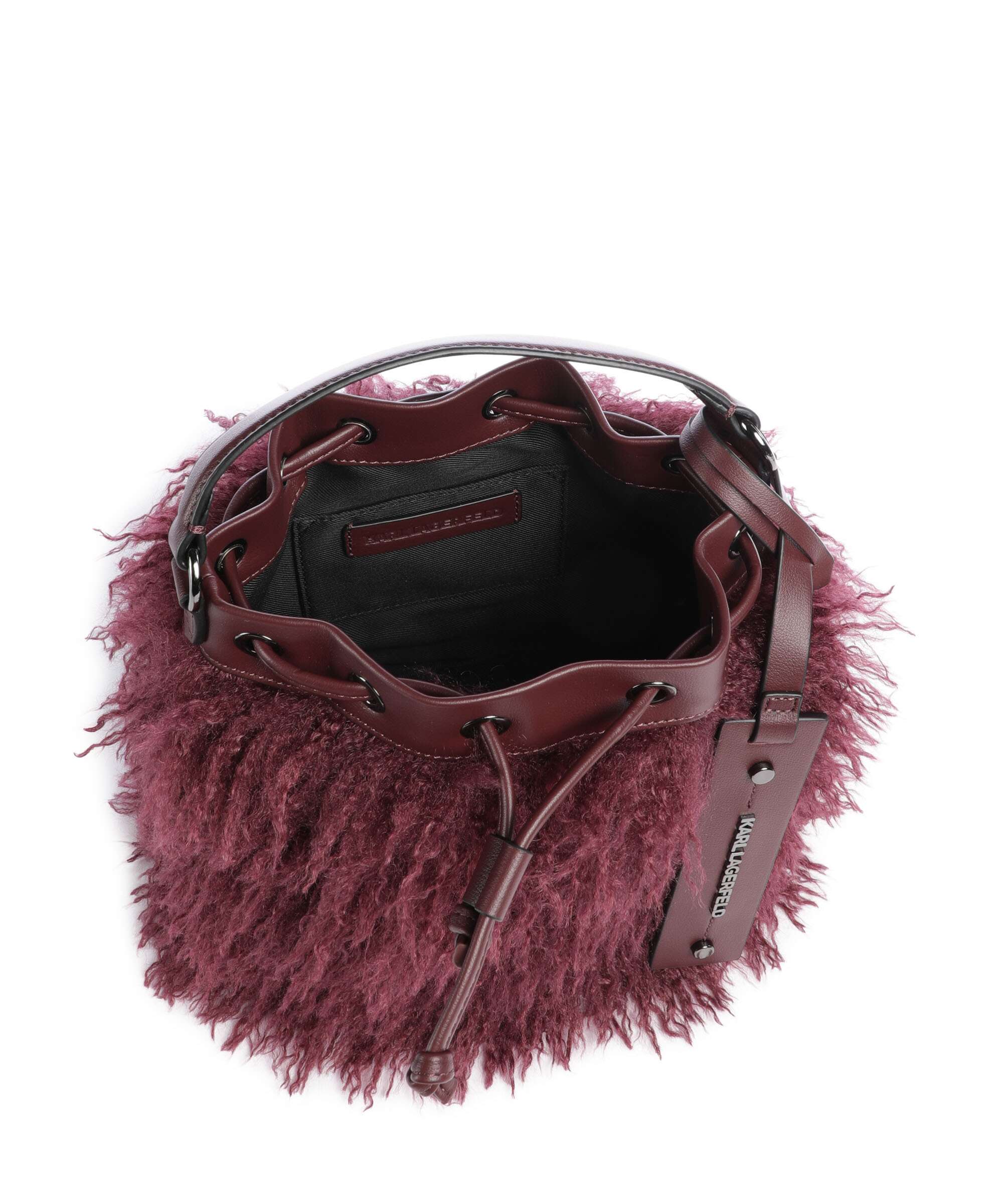 Karl Lagerfeld K/Weave Bucket bag windsor/burgundy - Image 7