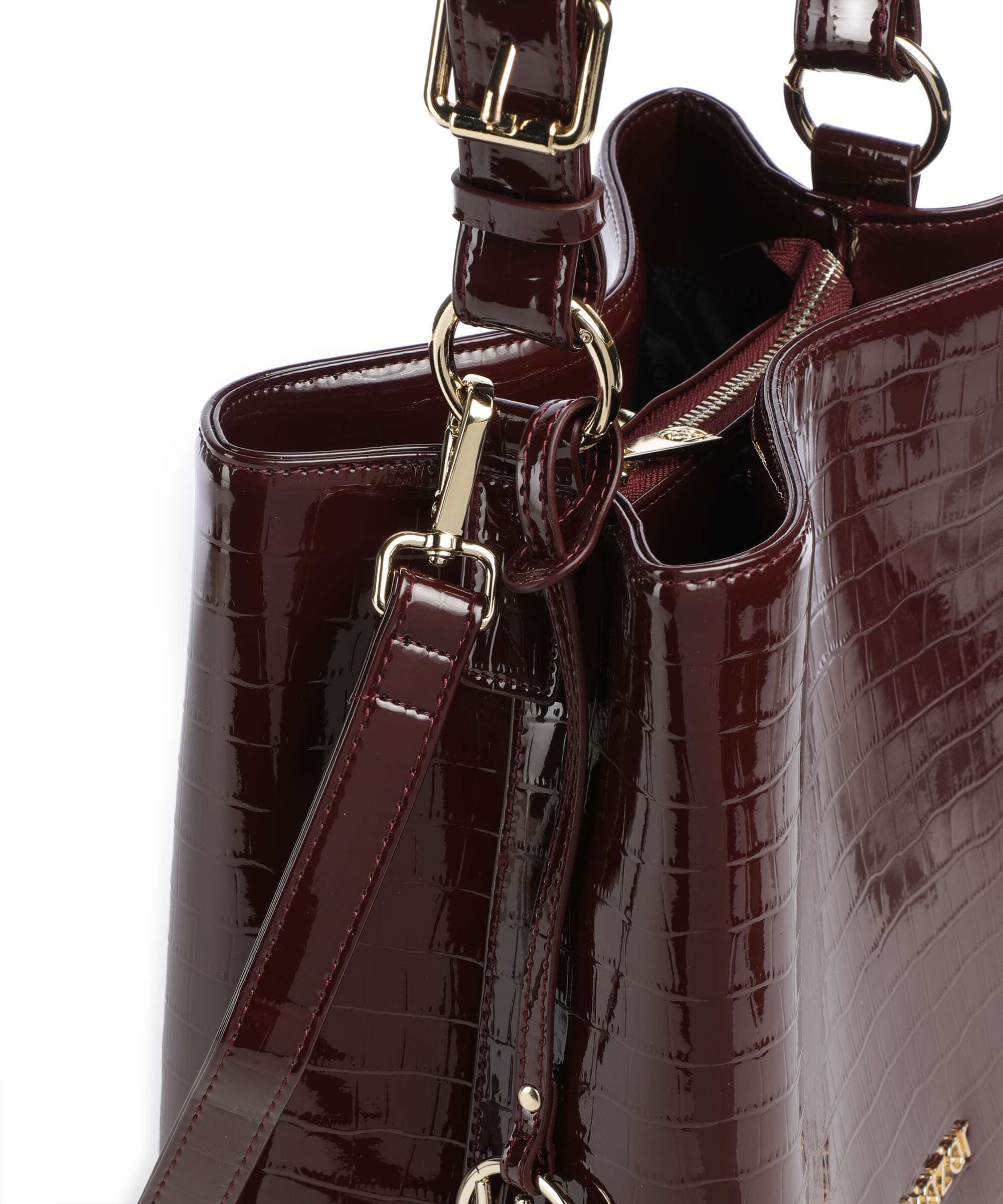Kazar Victoria Bucket bag maroon - Image 4
