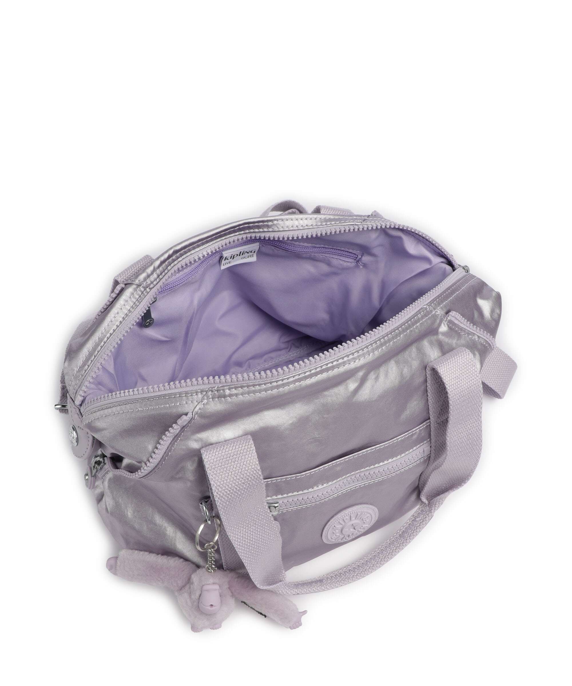 Kipling Basic Art Mini Shoulder bag lilac moon/metallic - Image 6