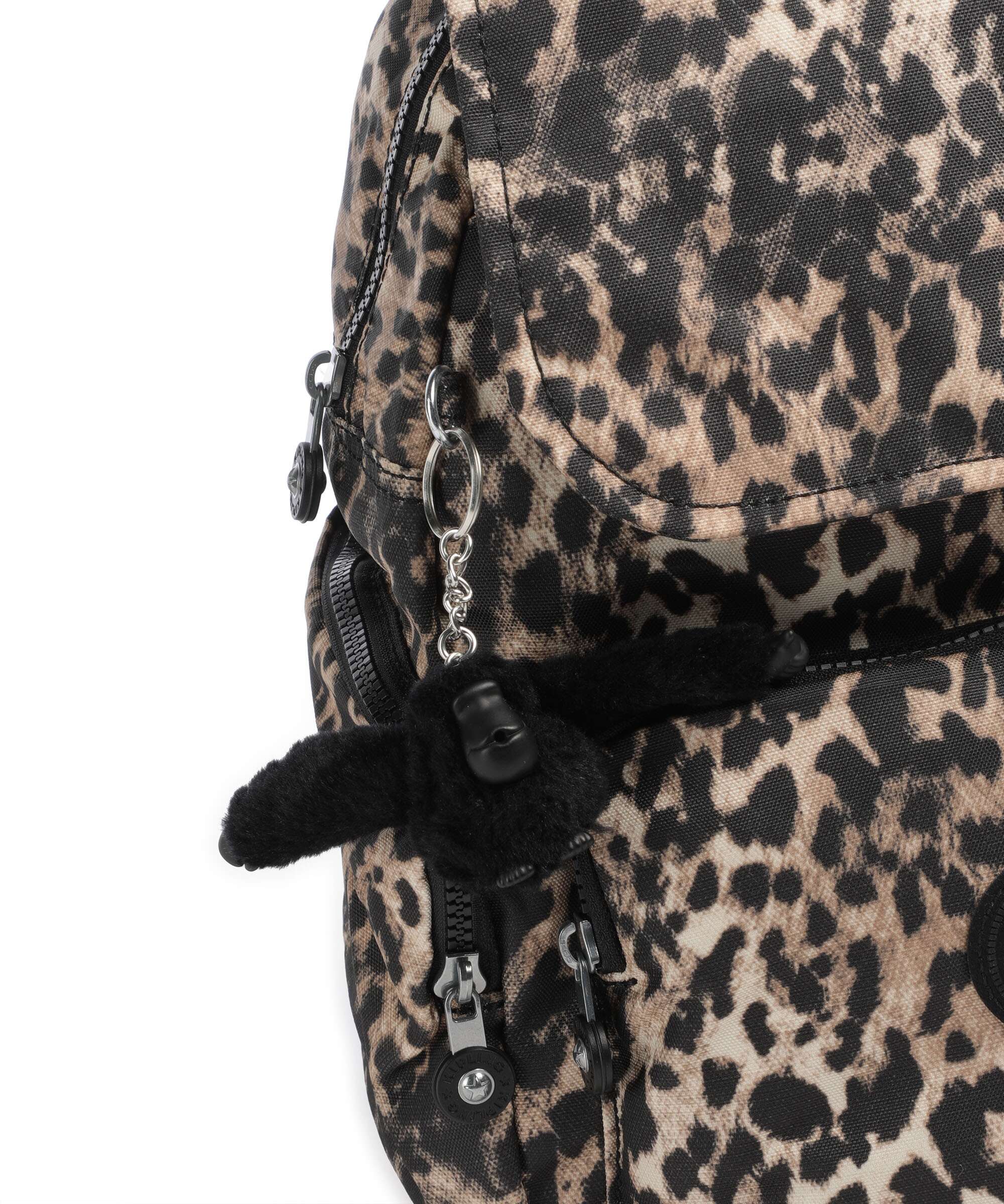 Kipling Basic City Zip S Backpack wild leopard - Image 4