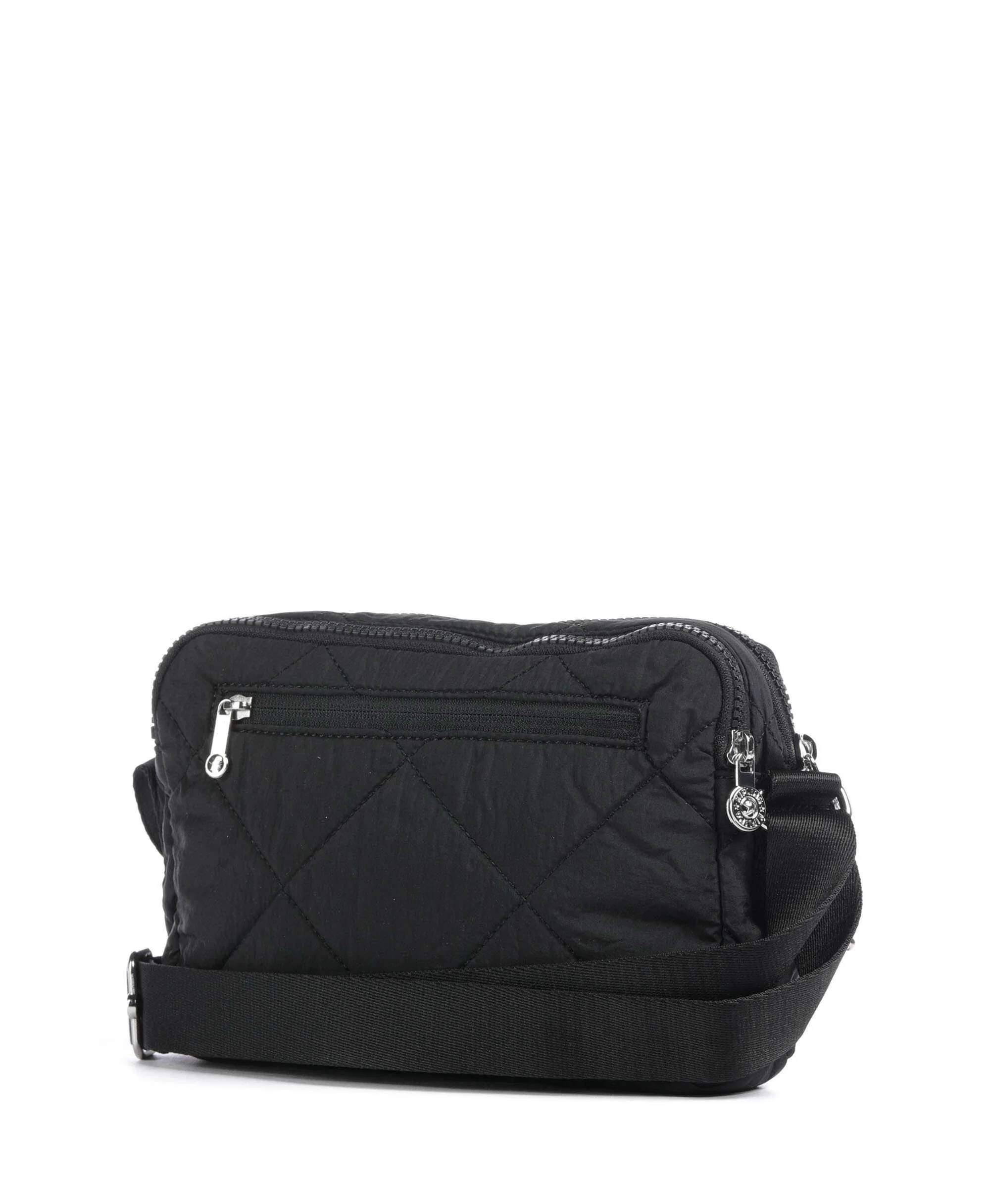 Kipling Crinkled Quilt Abanu M Zip Crossbody bag cosmic black - Image 2