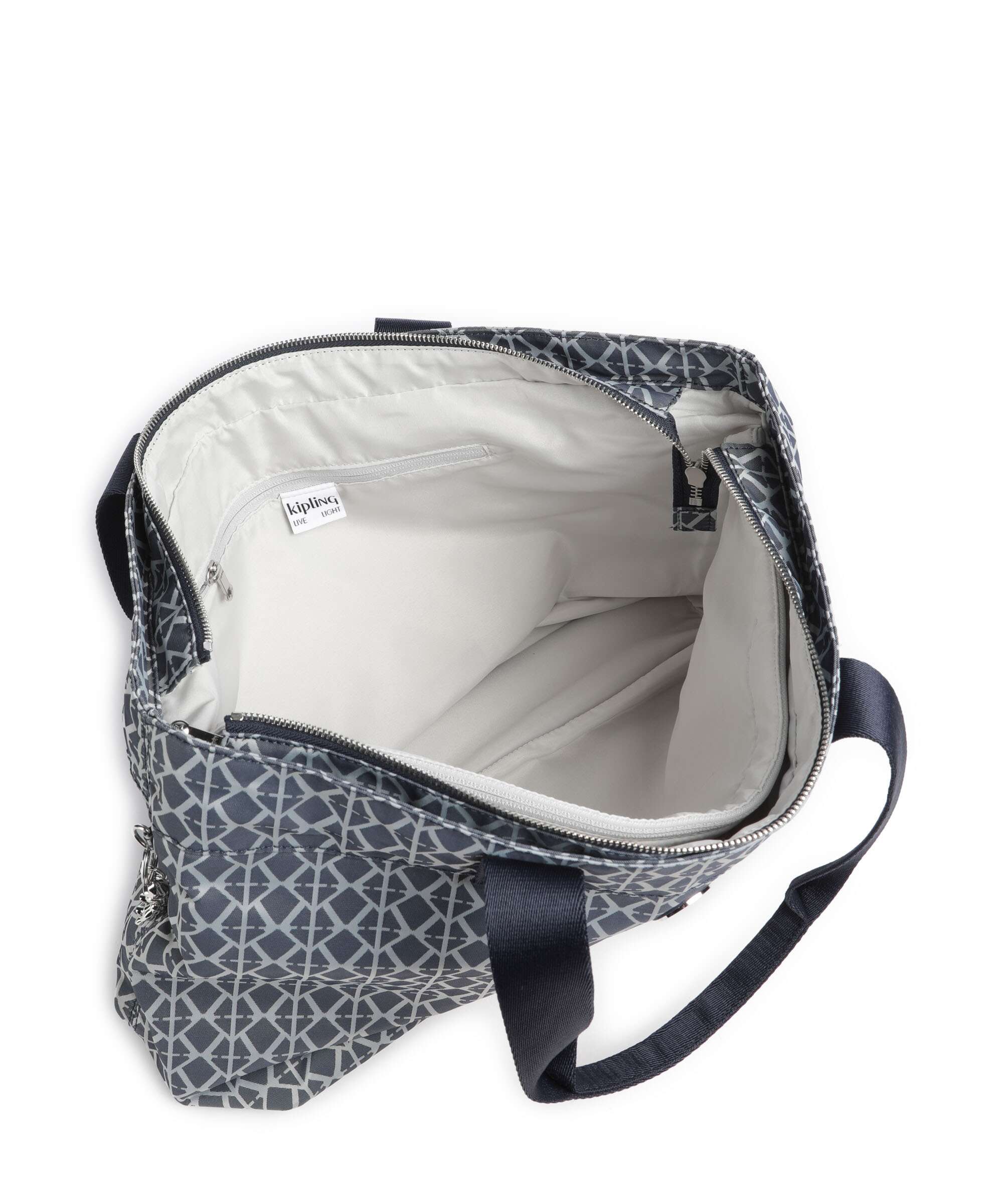 Kipling Elevated Colissa Up Tote bag navy sign - Image 6