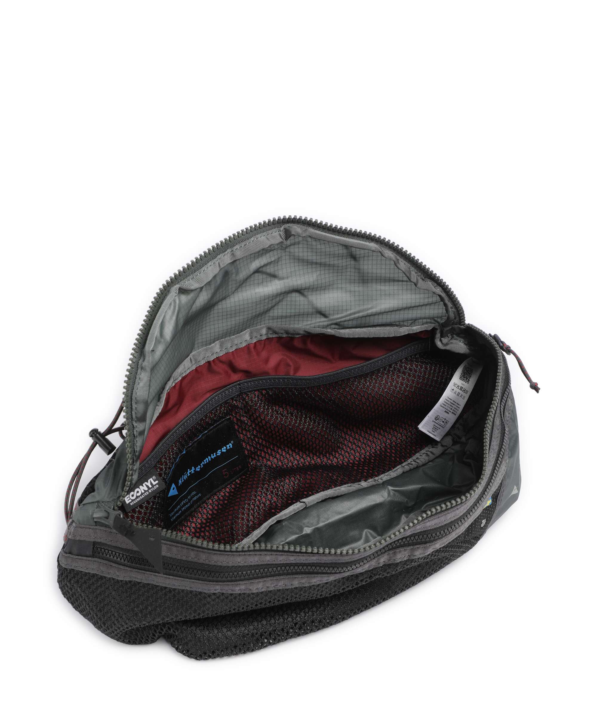 Klättermusen Eldrimner 5 Belt bag dark teal - Image 6