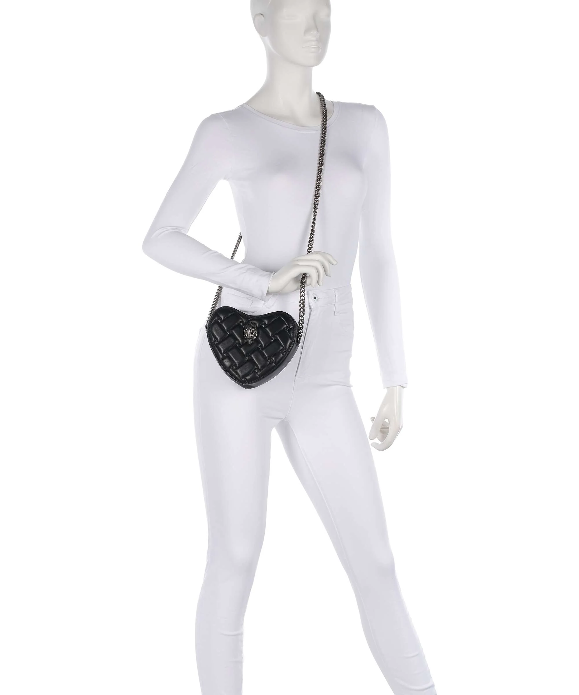 Kurt Geiger Kensington Heart Crossbody bag black - Image 3