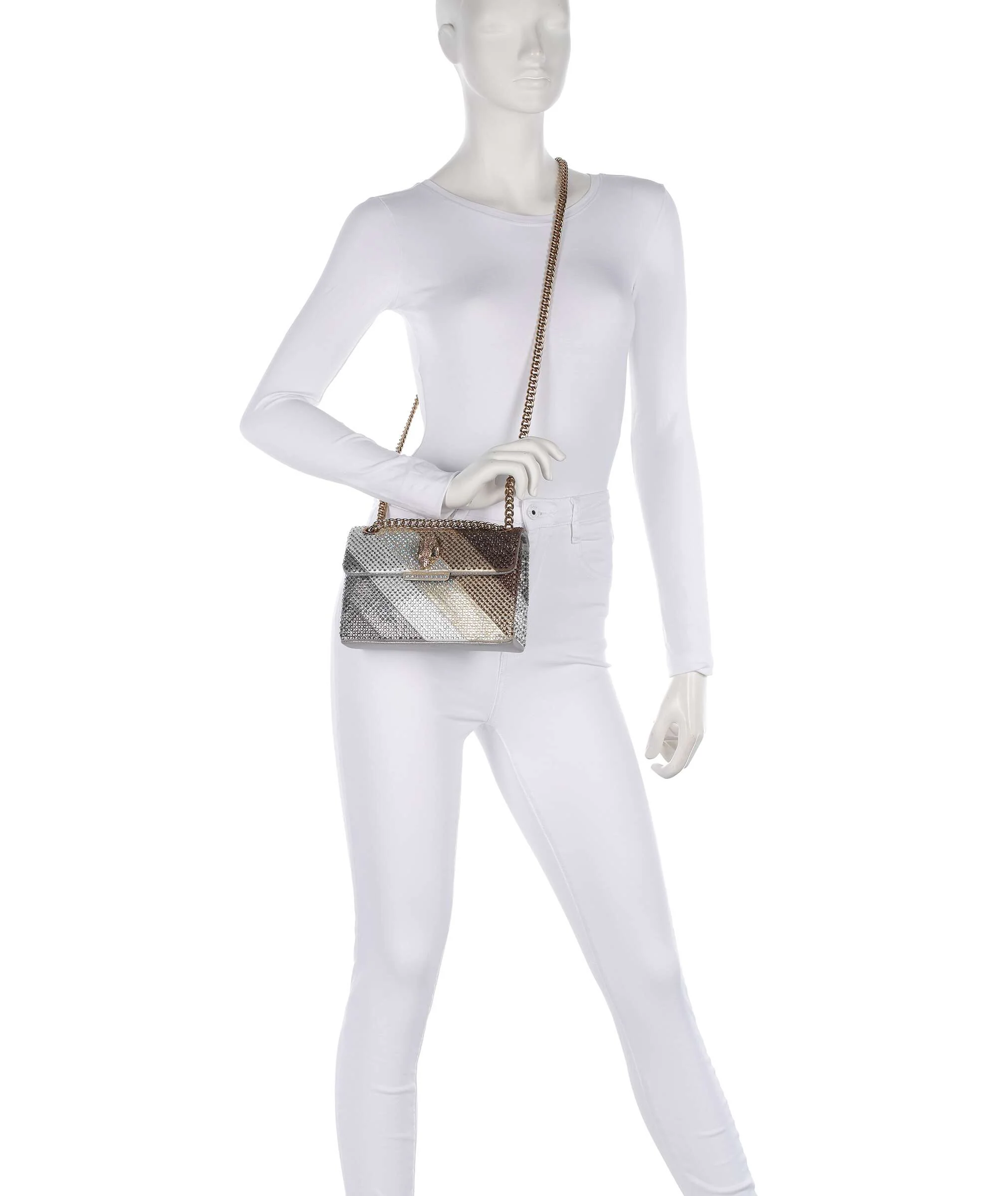 Kurt Geiger Kensington Mini Shoulder bag metal combination - Image 4