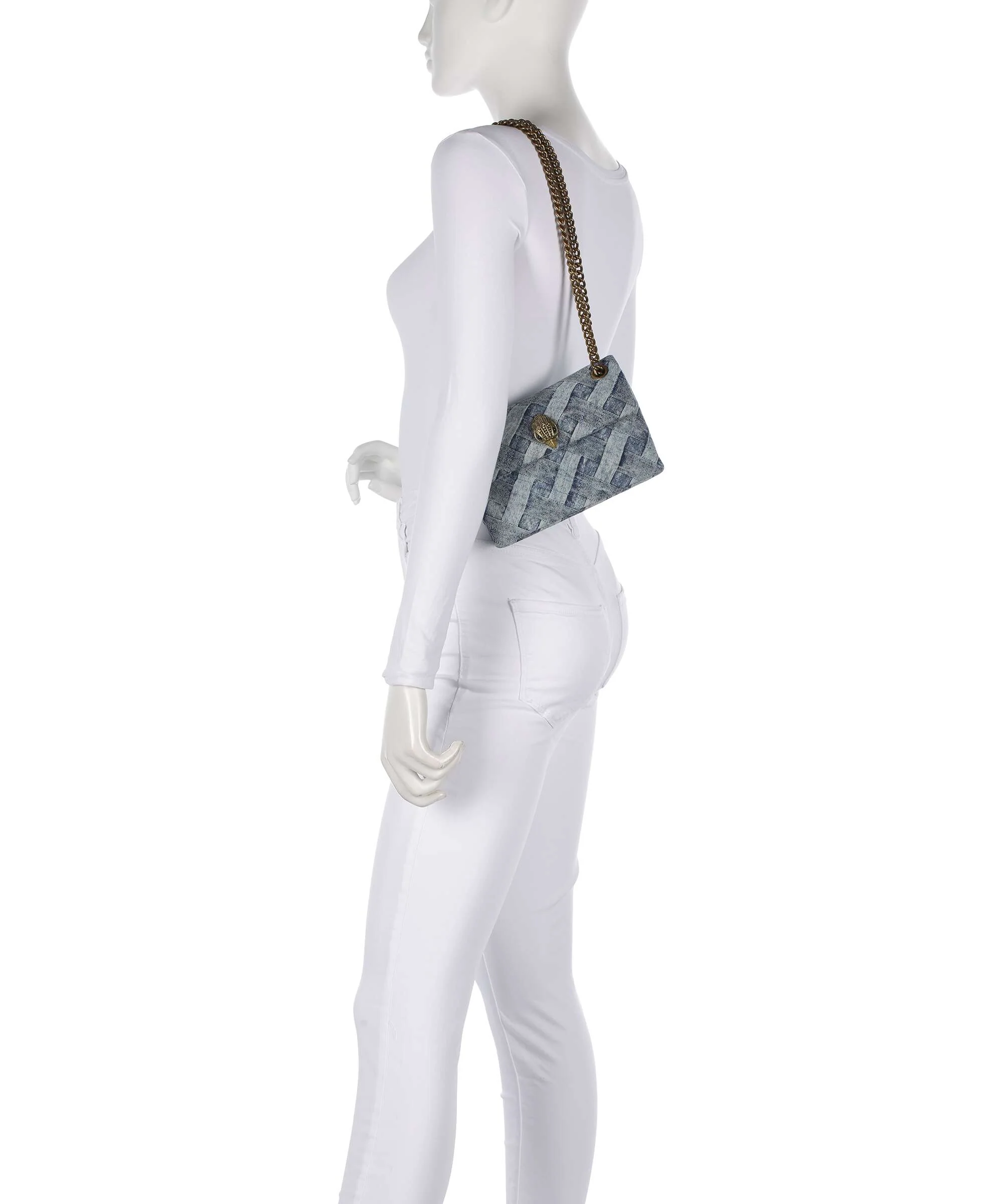 Kurt Geiger Kensington Mini Shoulder bag denim - Image 4