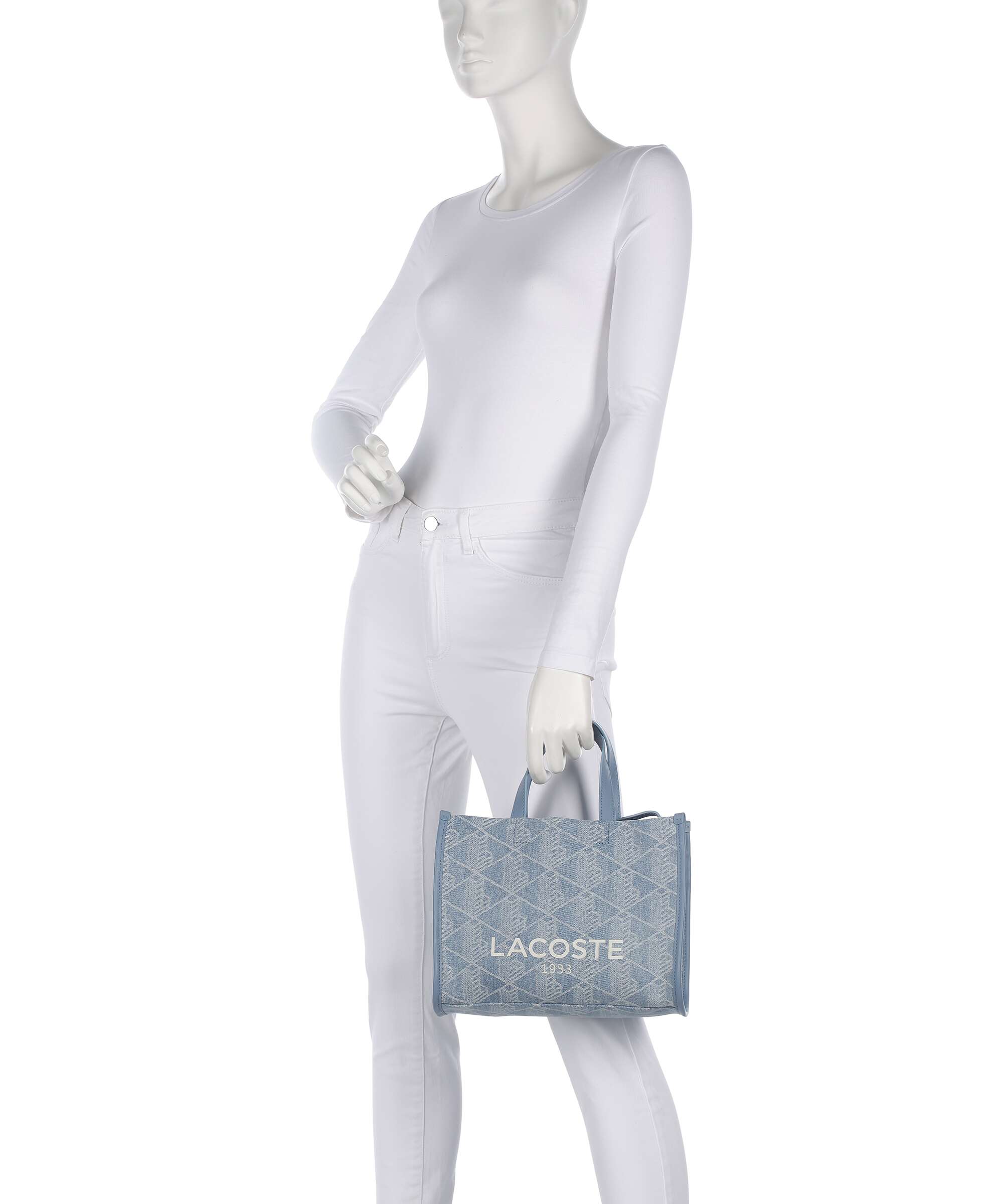 Lacoste Heritage Jacquard Handbag tradewinds - Image 3
