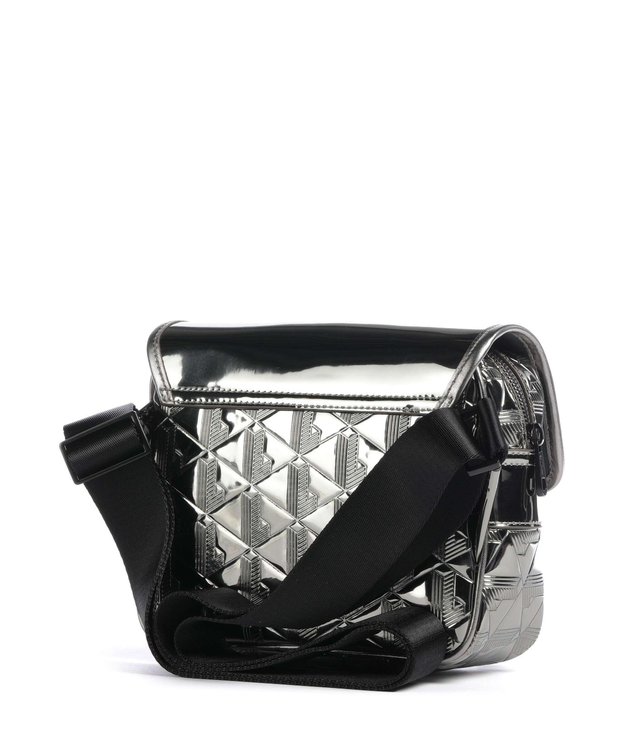 Lacoste Holiday Crossbody bag silver/black - Image 2