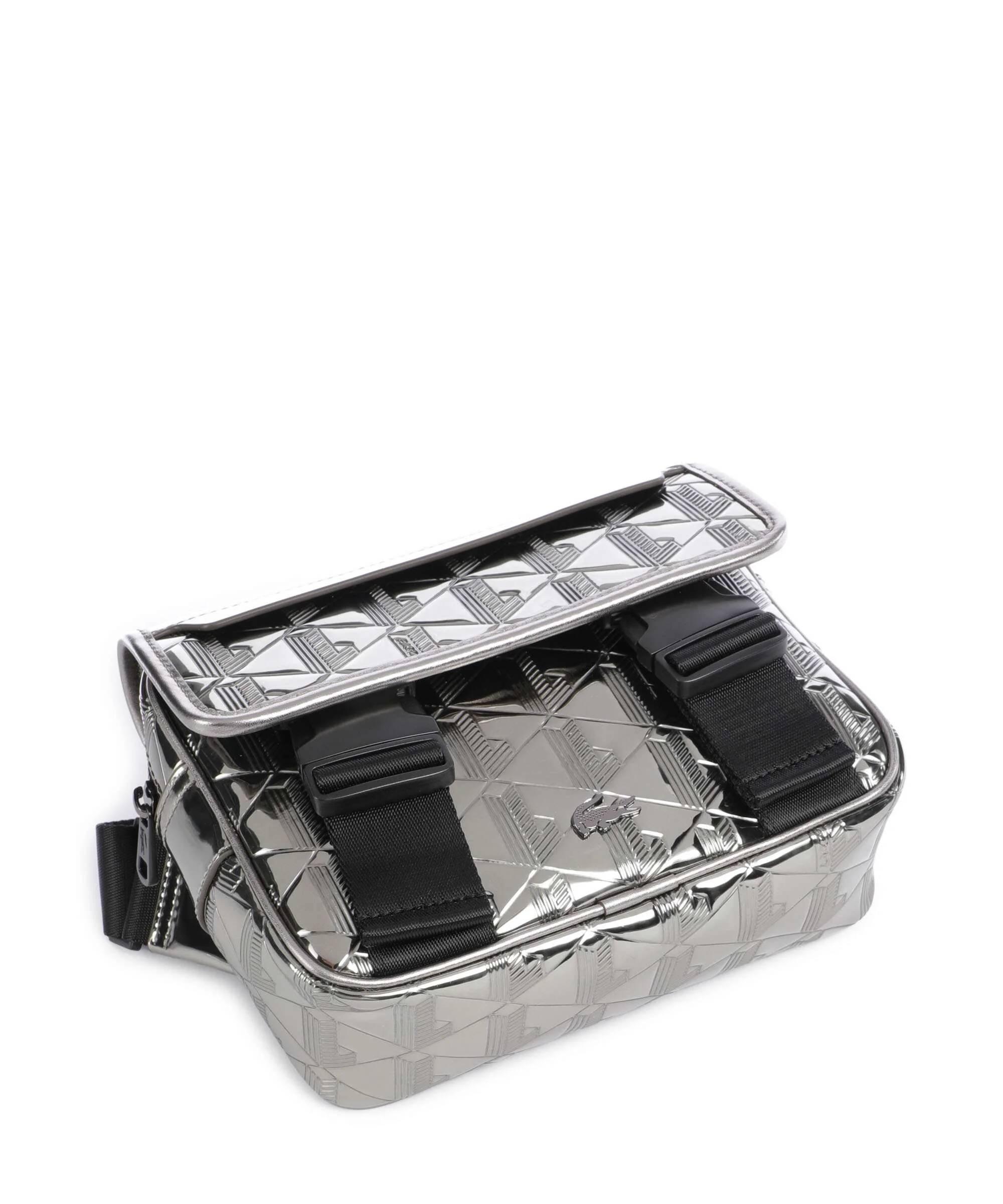 Lacoste Holiday Crossbody bag silver/black - Image 5