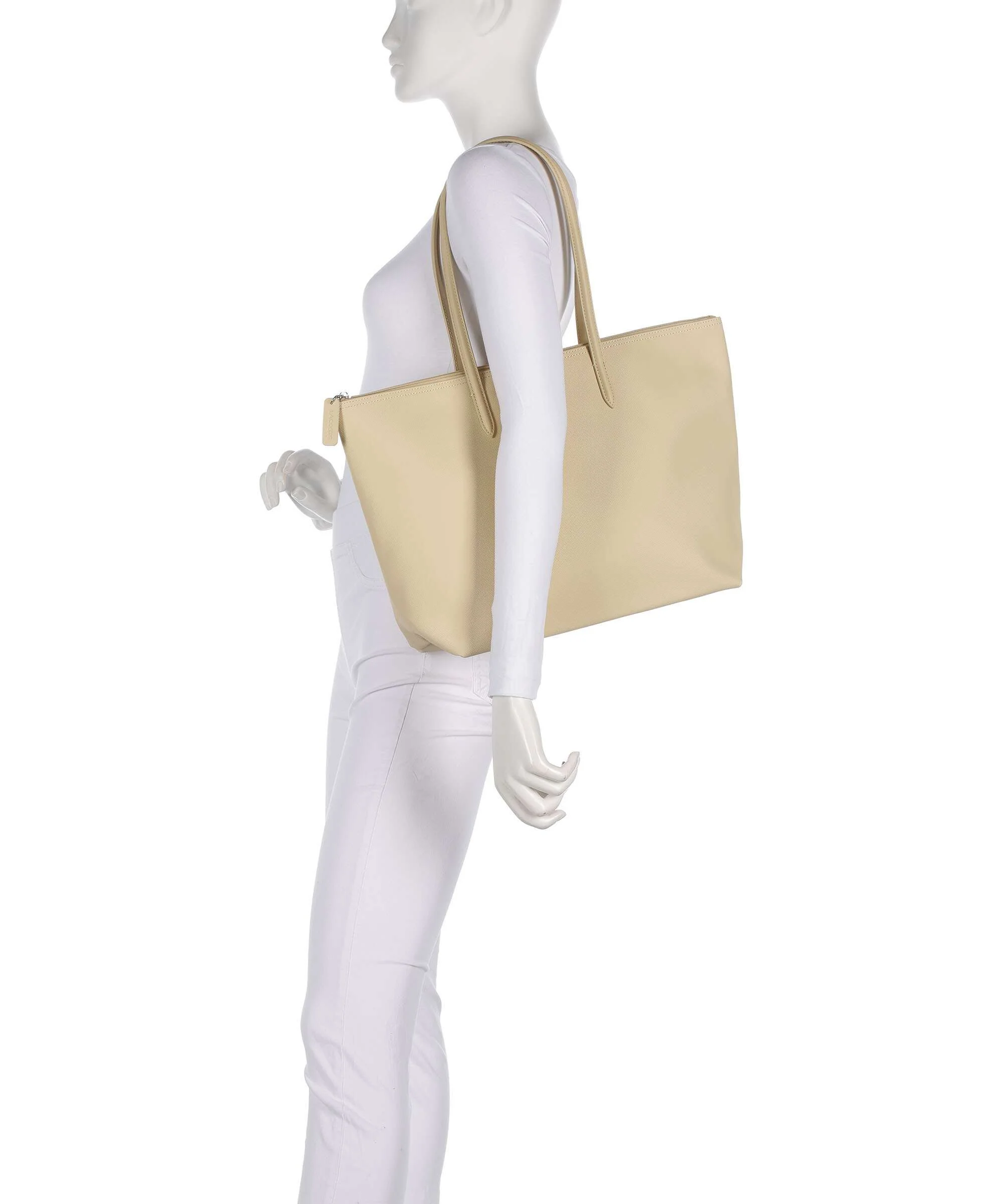 Lacoste L.12.12 Concept Tote bag millet - Image 3