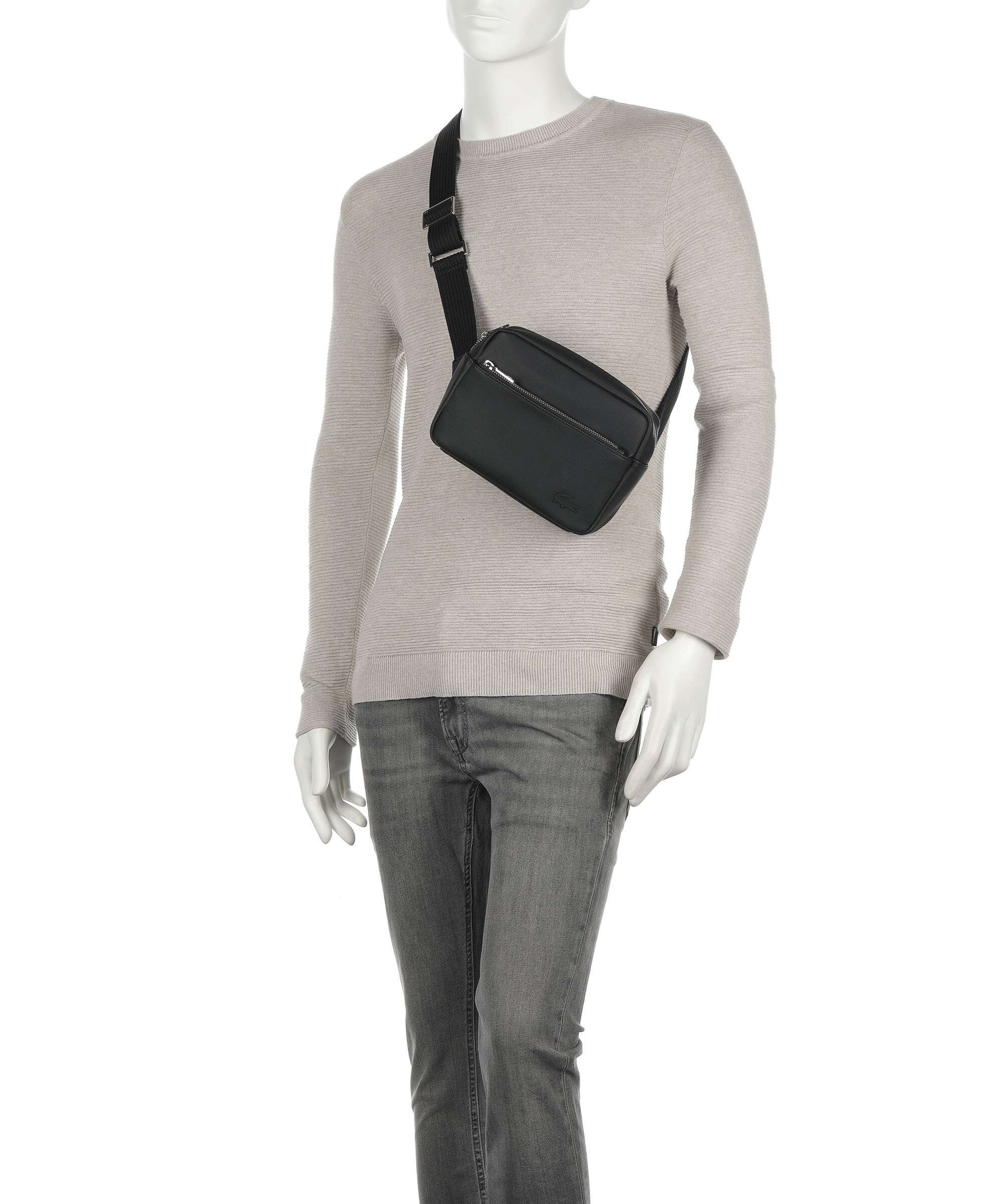 Lacoste Mens Classic Belt bag noir - Image 3