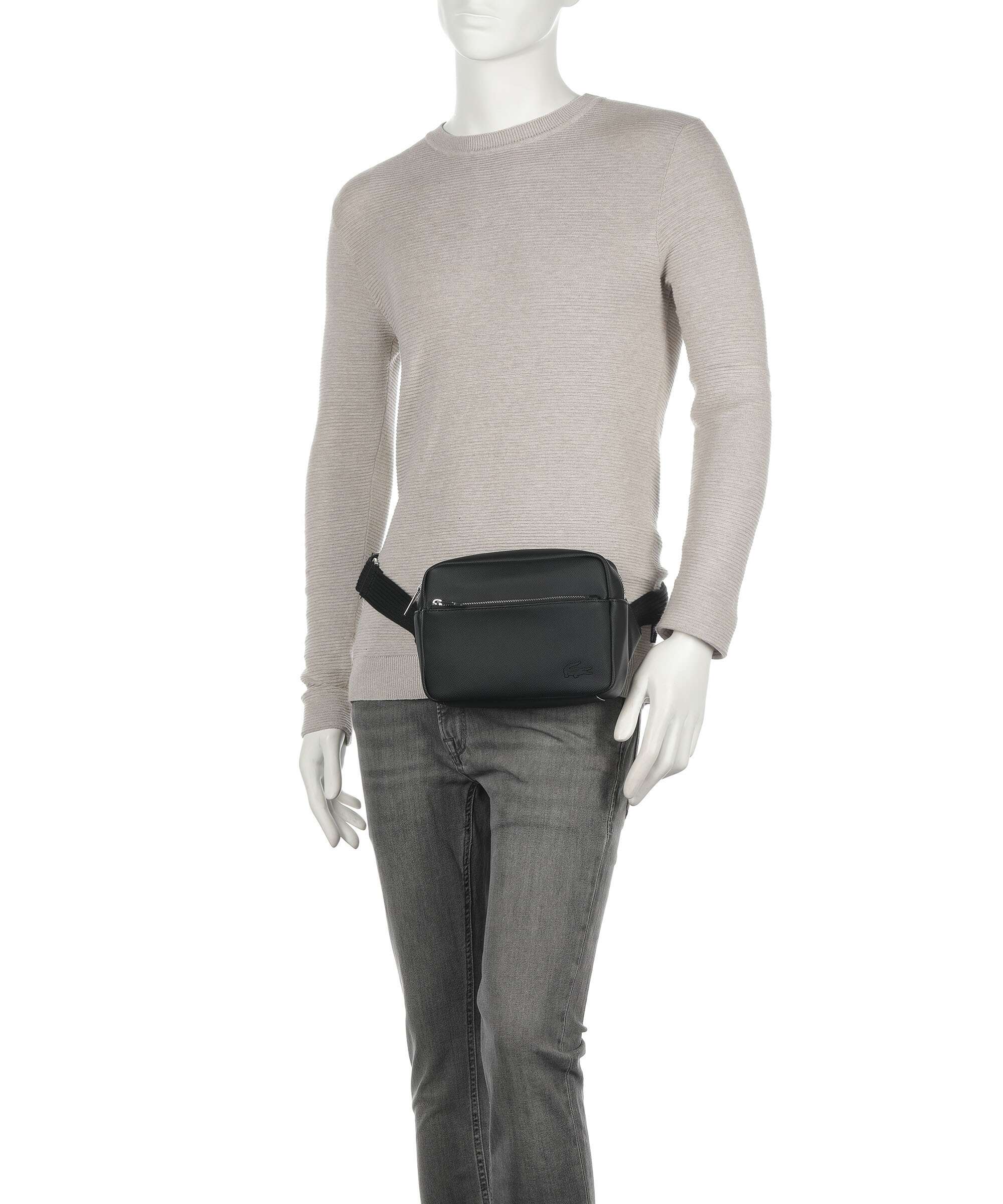 Lacoste Mens Classic Belt bag noir - Image 4