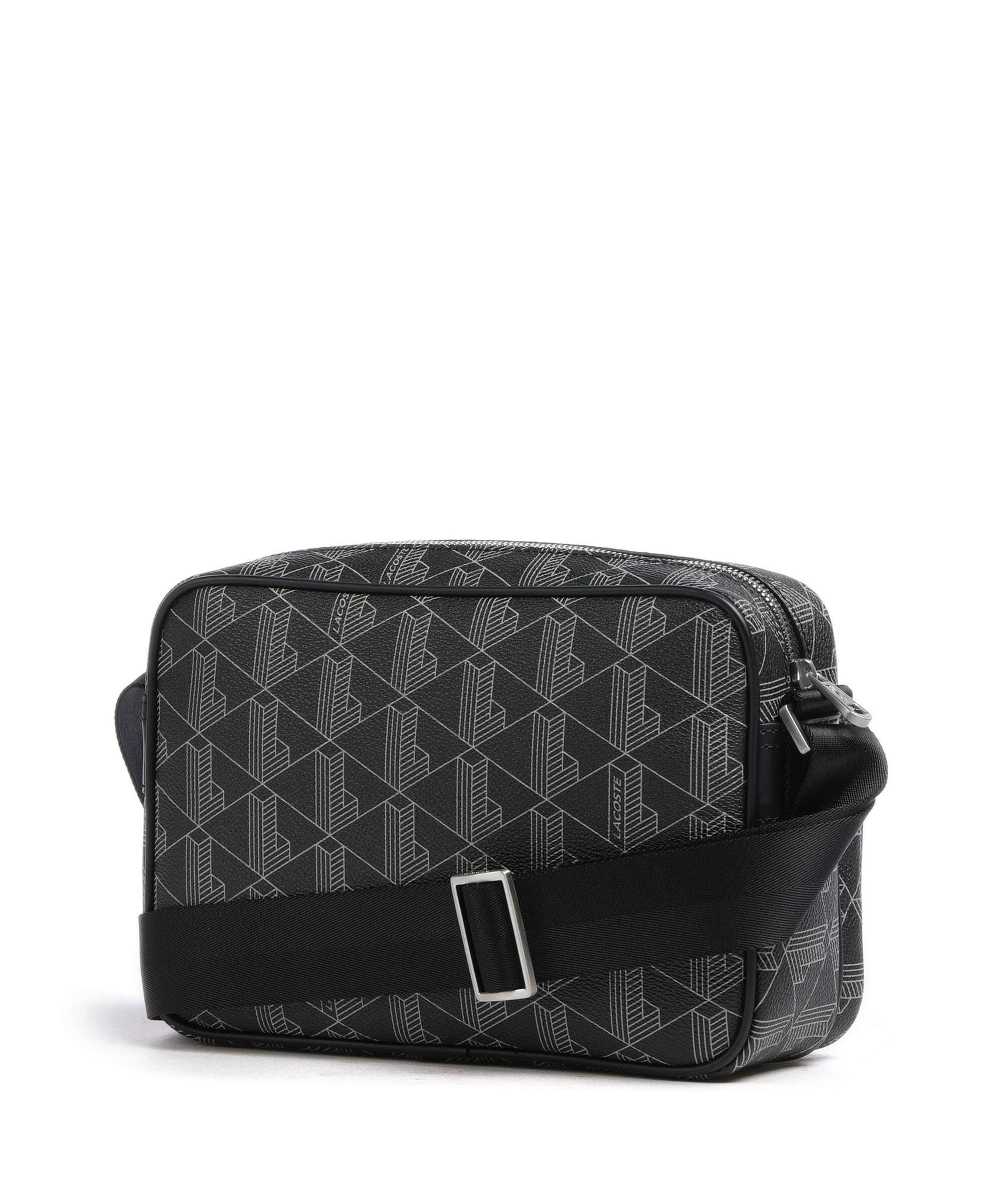 Lacoste The Blend Crossbody bag monogram noir/gris - Image 2
