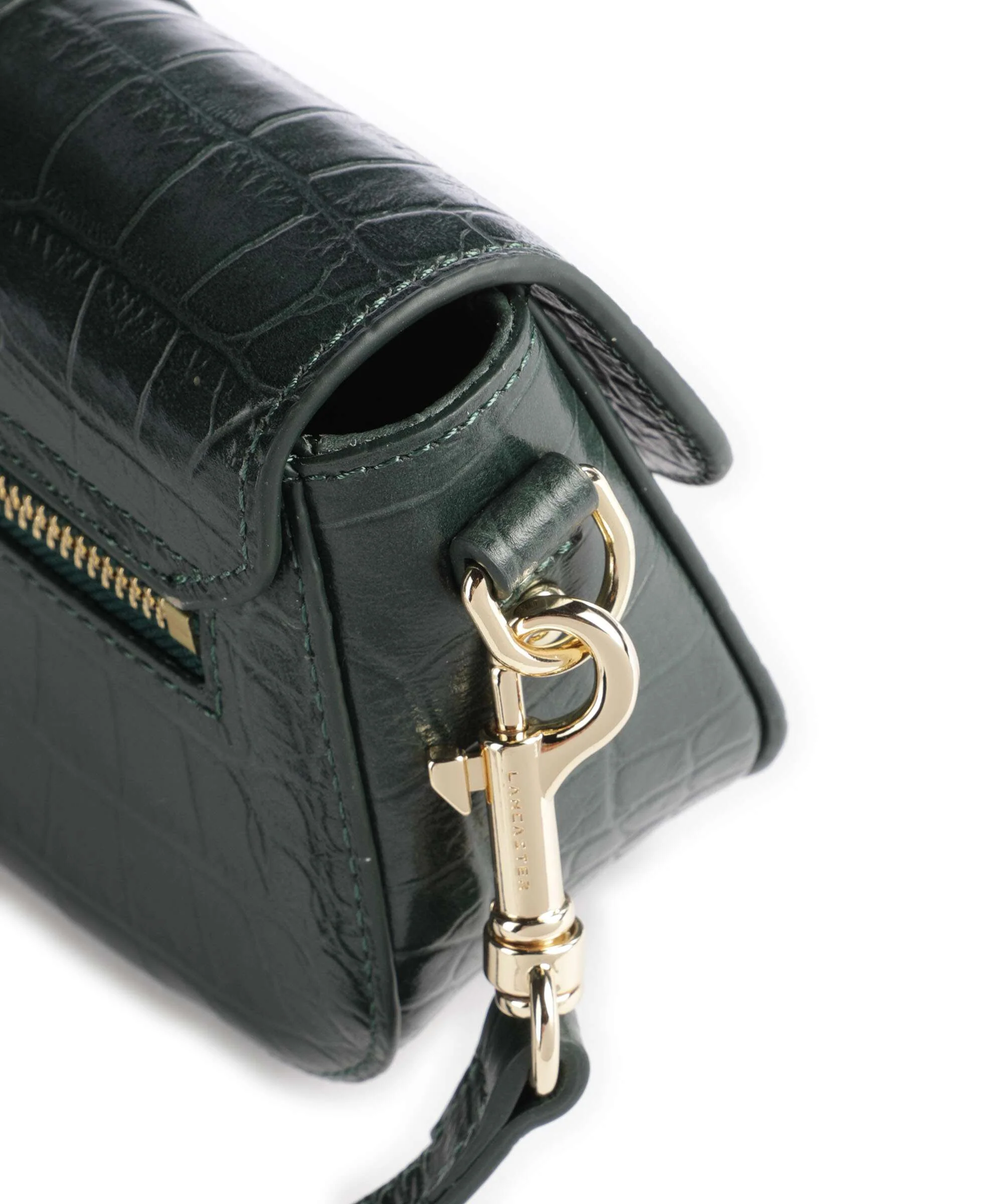 Lancaster Exotic CN Croco Crossbody bag vertforêt - Image 4