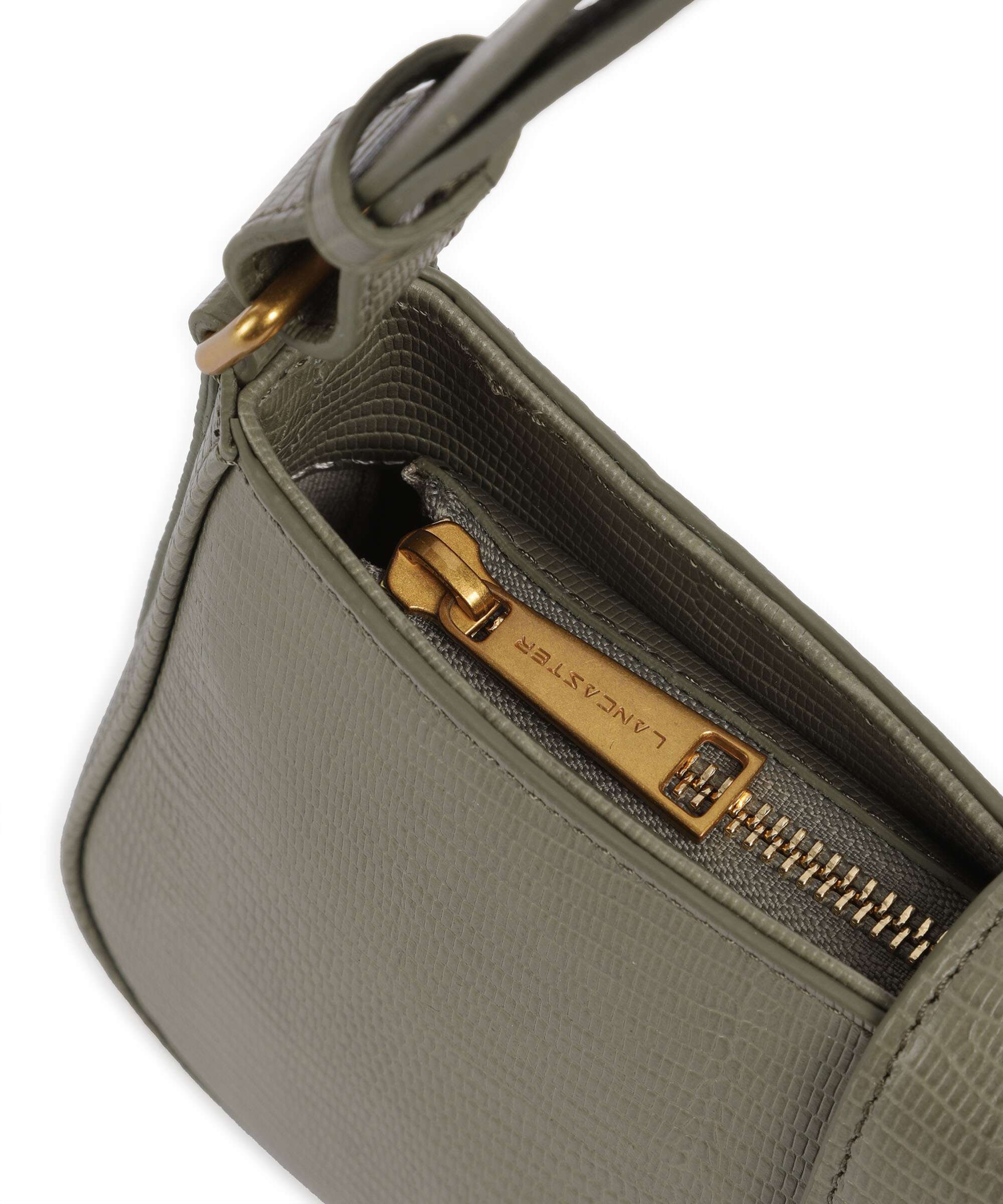 Lancaster Exotic Ily Shoulder bag olive/lézard - Image 4
