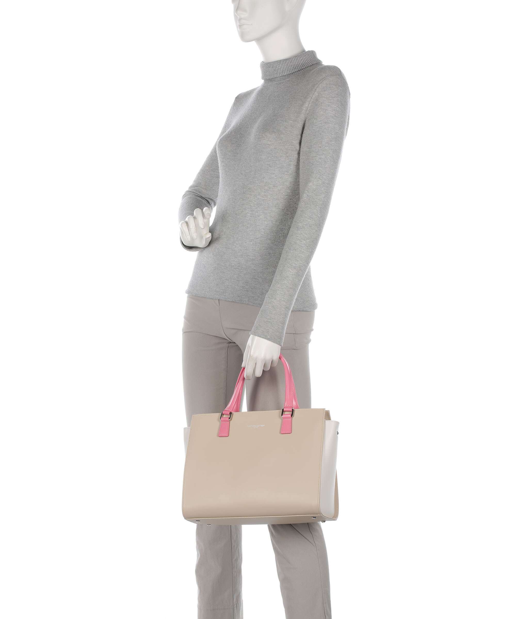 Lancaster Smooth Handbag beige - Image 3