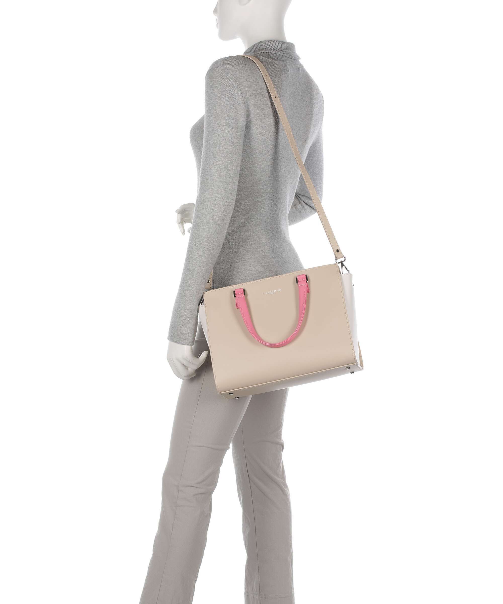 Lancaster Smooth Handbag beige - Image 4
