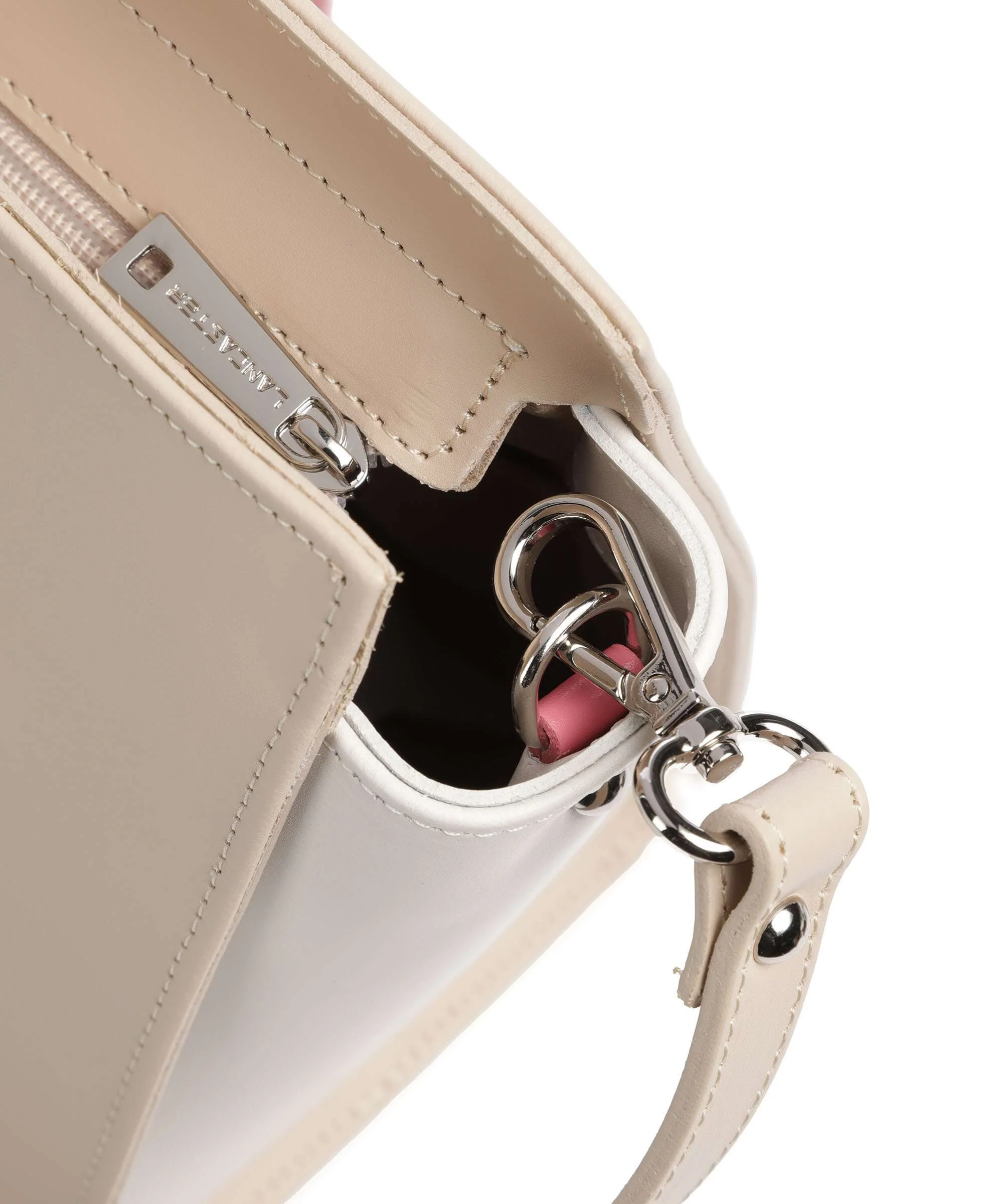 Lancaster Smooth Handbag beige - Image 5