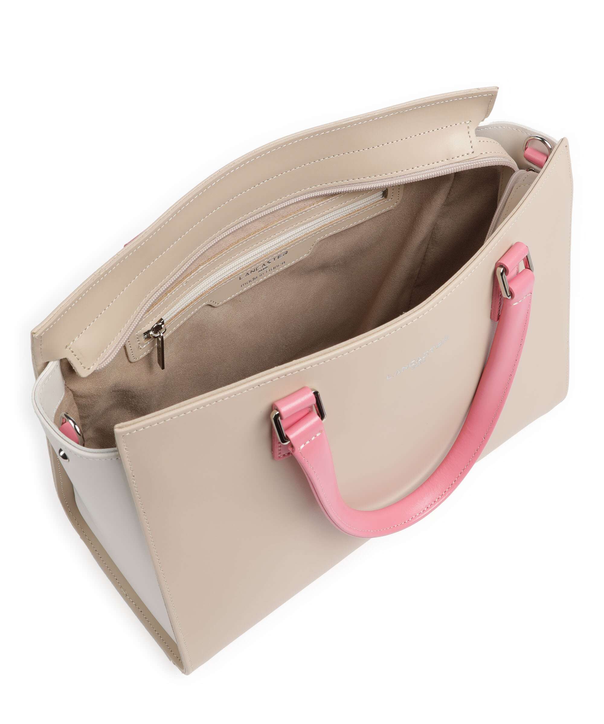 Lancaster Smooth Handbag beige - Image 7