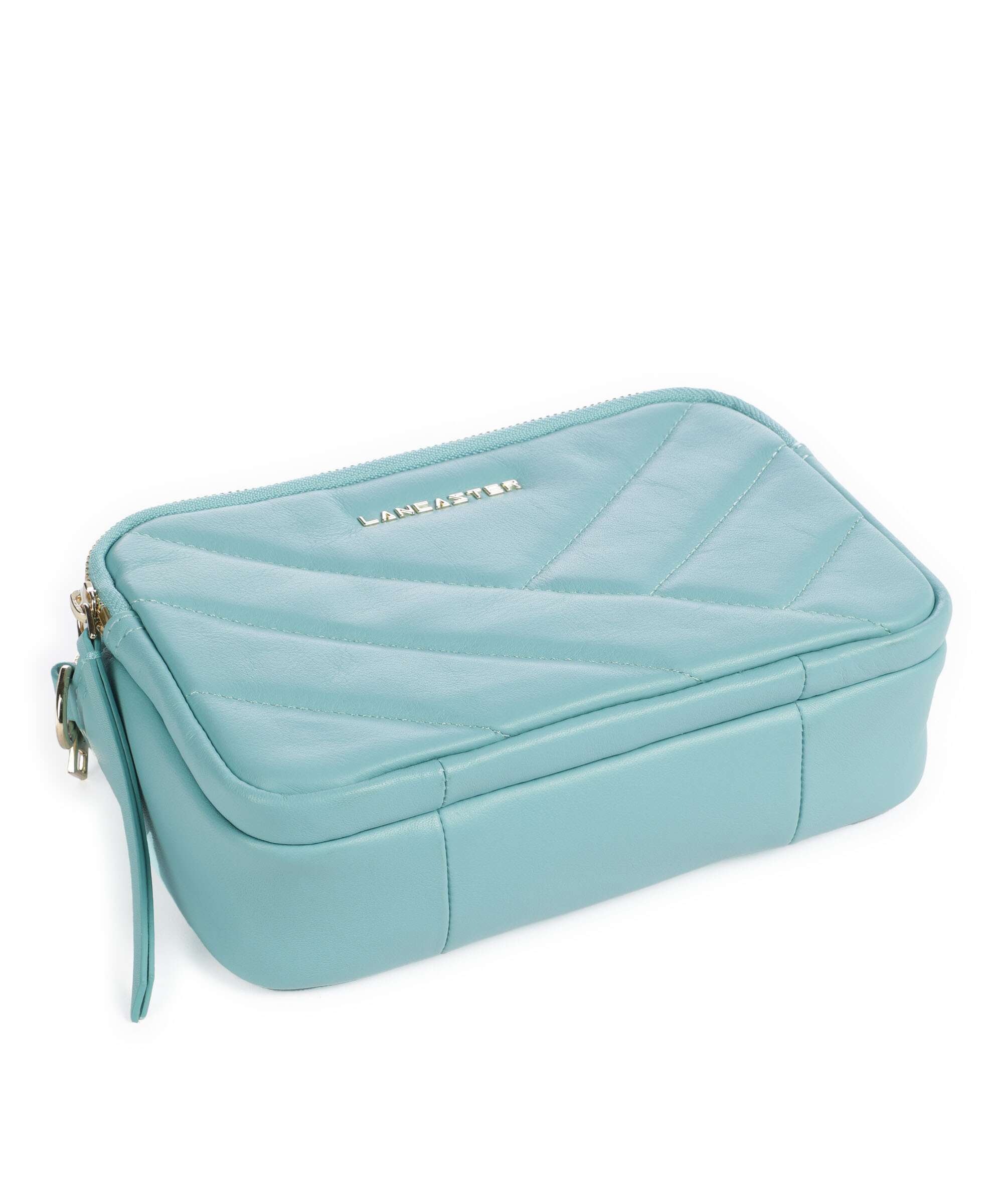Lancaster Soft Matelassé Crossbody bag lagon - Image 5