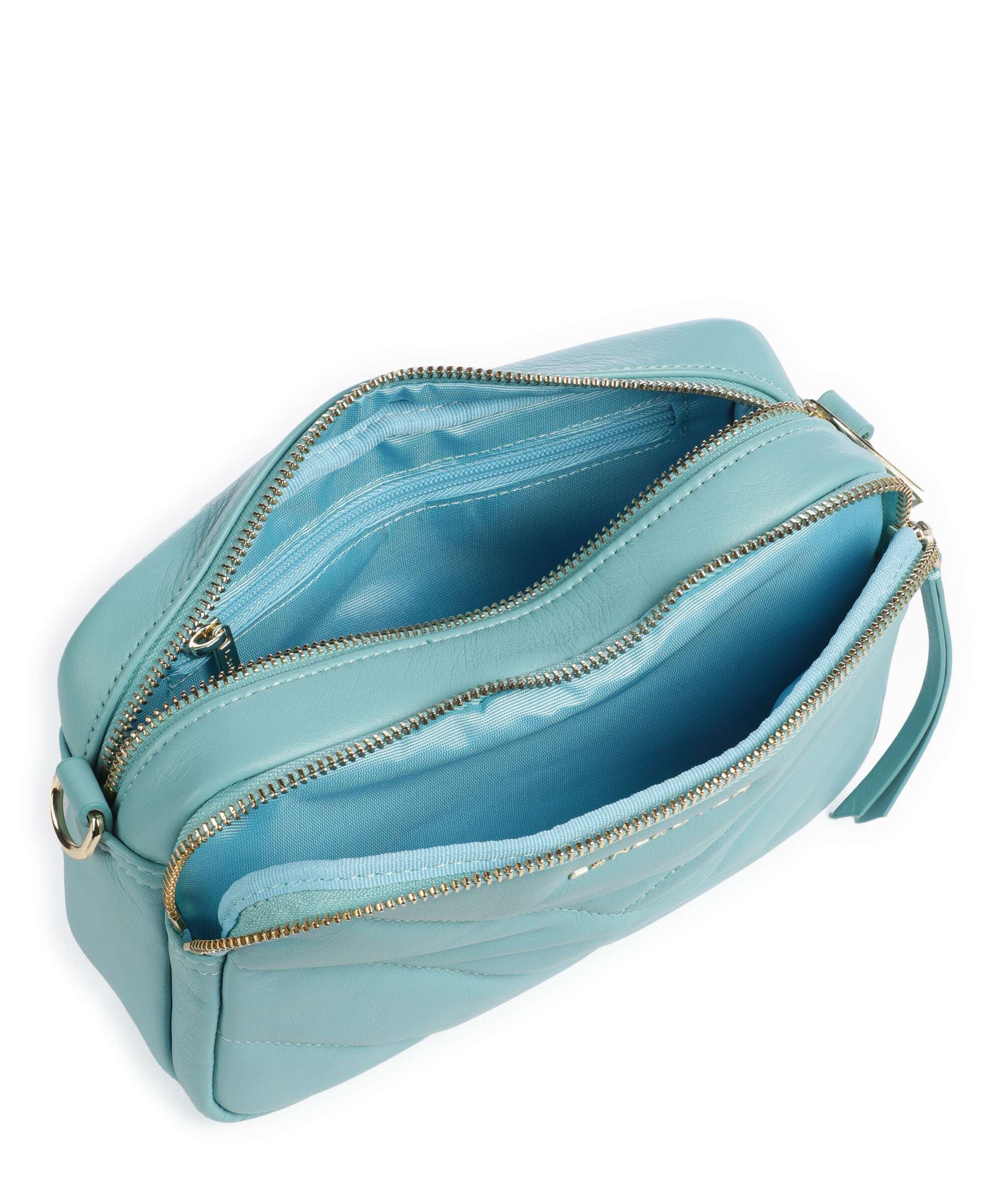 Lancaster Soft Matelassé Crossbody bag lagon - Image 6
