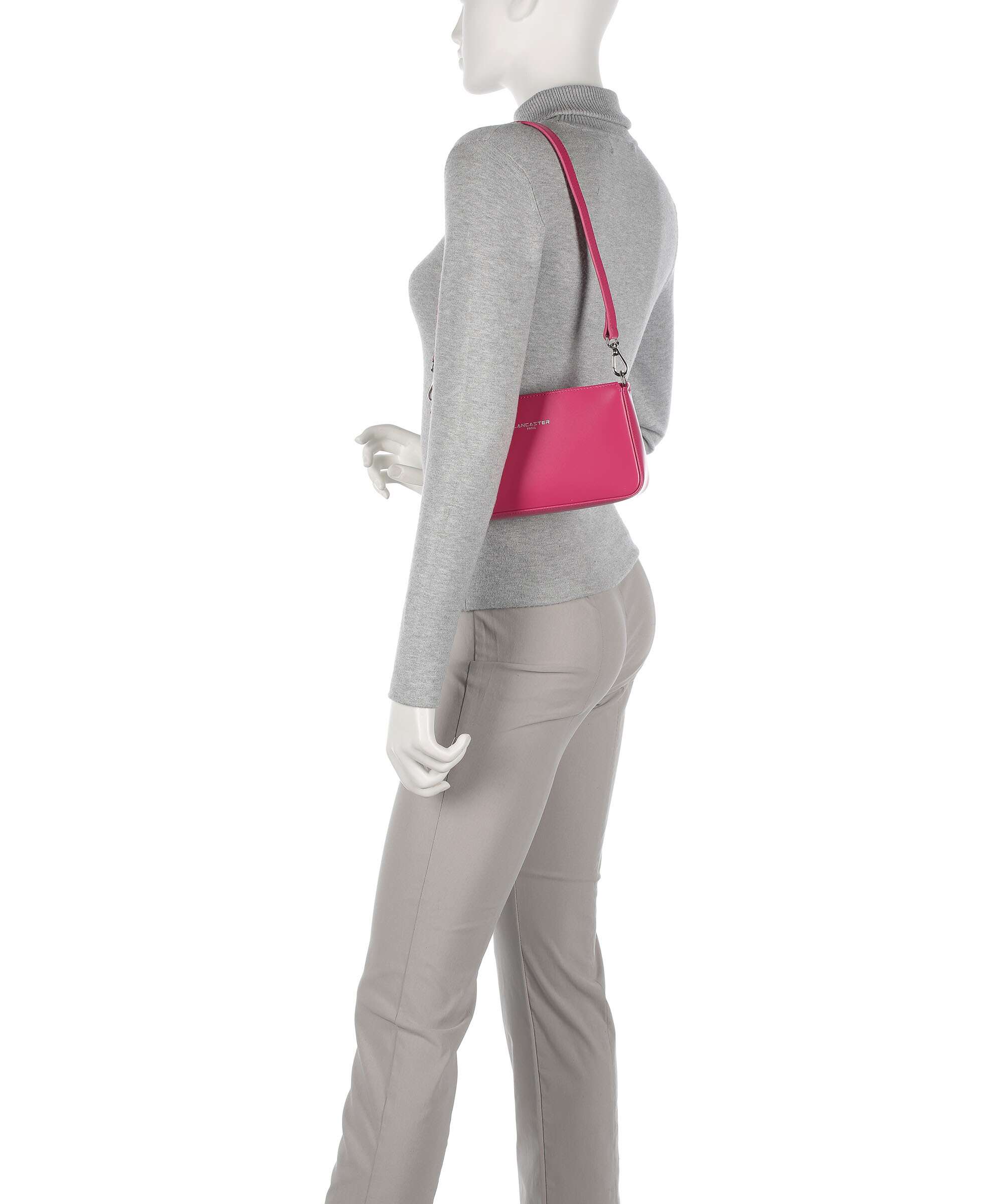 Lancaster Suave Even Shoulder bag fuxia - Image 3