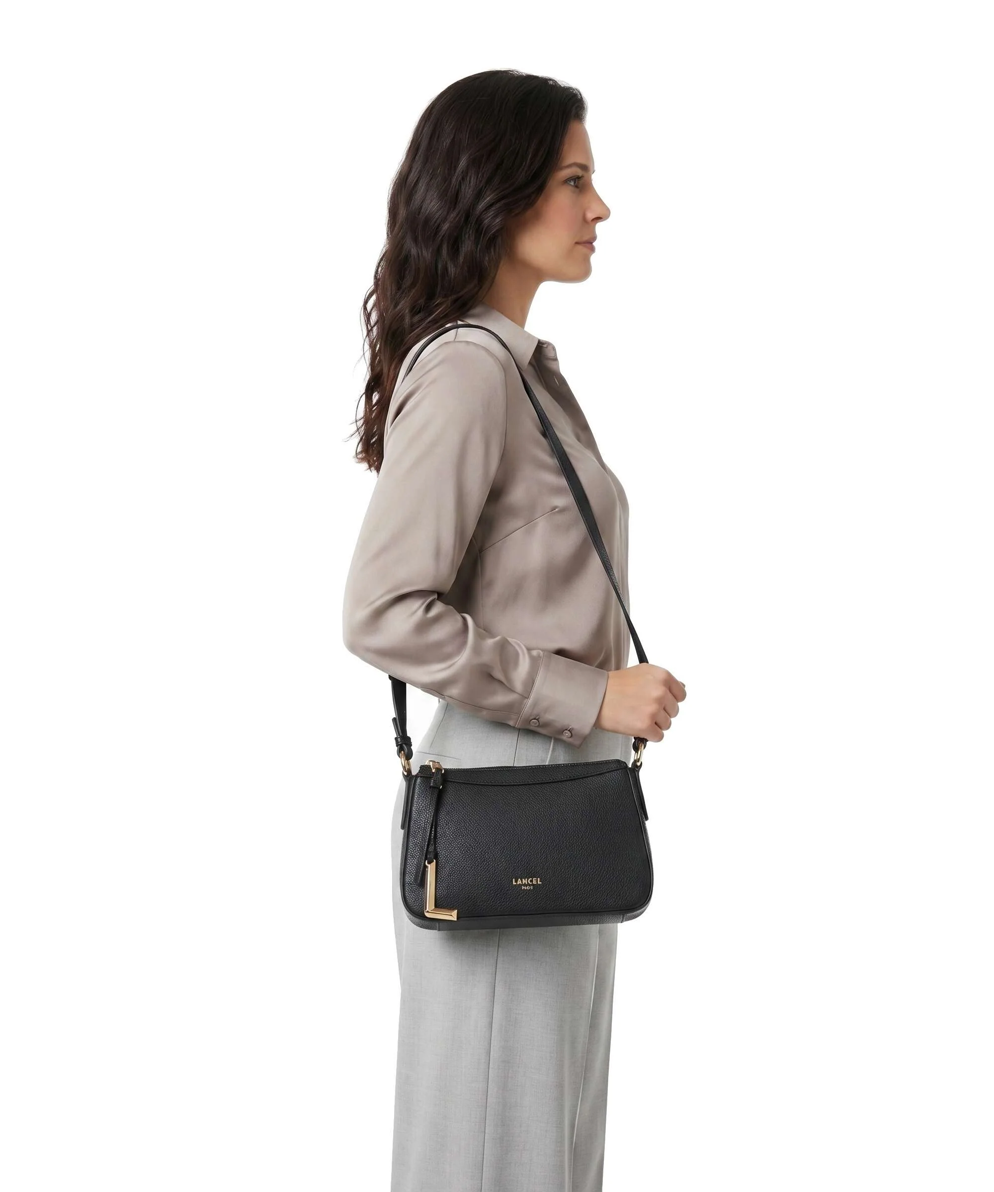 Lancel Faubourg Mini Crossbody bag black - Image 3