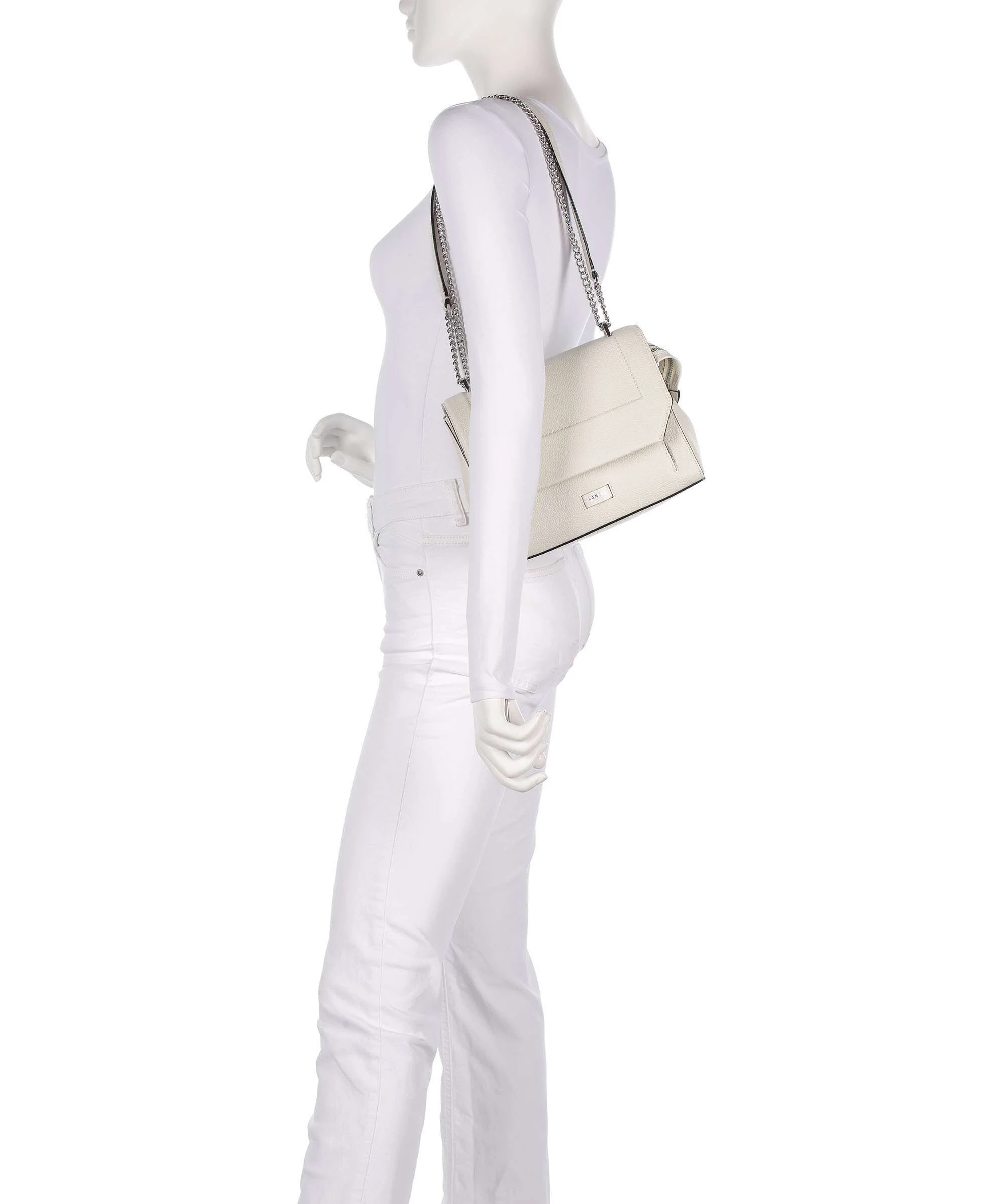 Lancel Ninon M Shoulder bag snow - Image 3