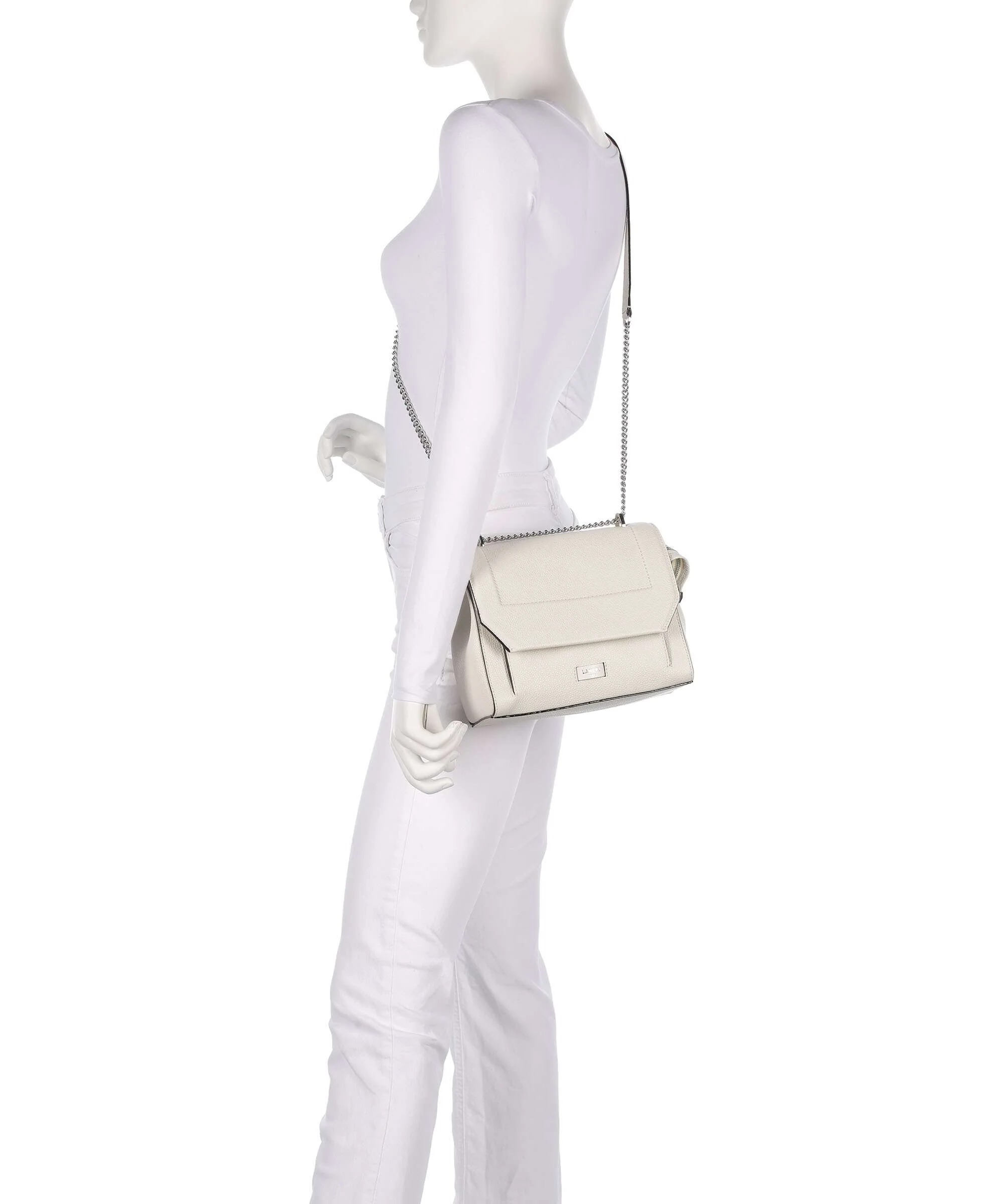 Lancel Ninon M Shoulder bag snow - Image 4