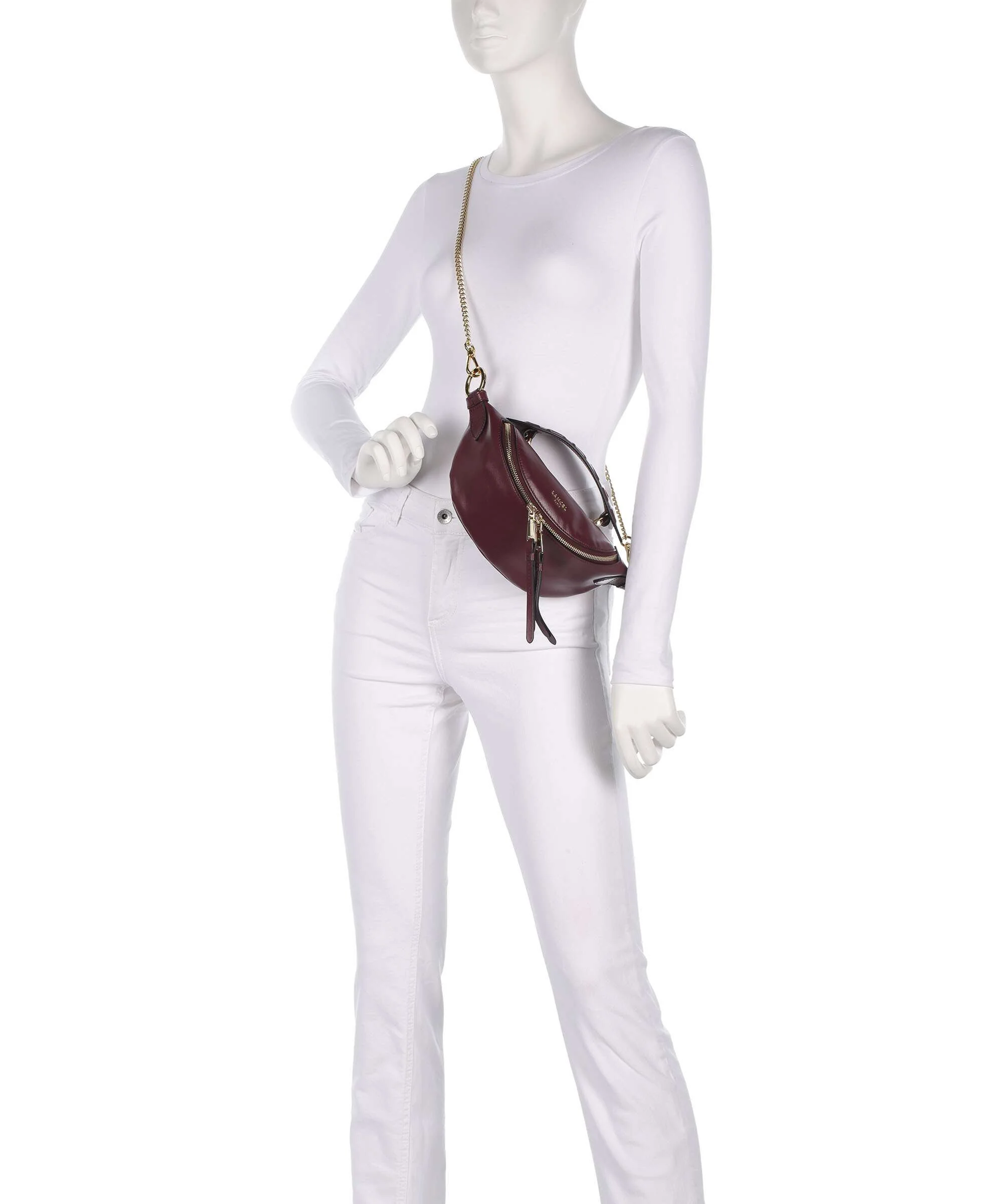 Lancel Origami Mini Crossbody bag cassis - Image 3