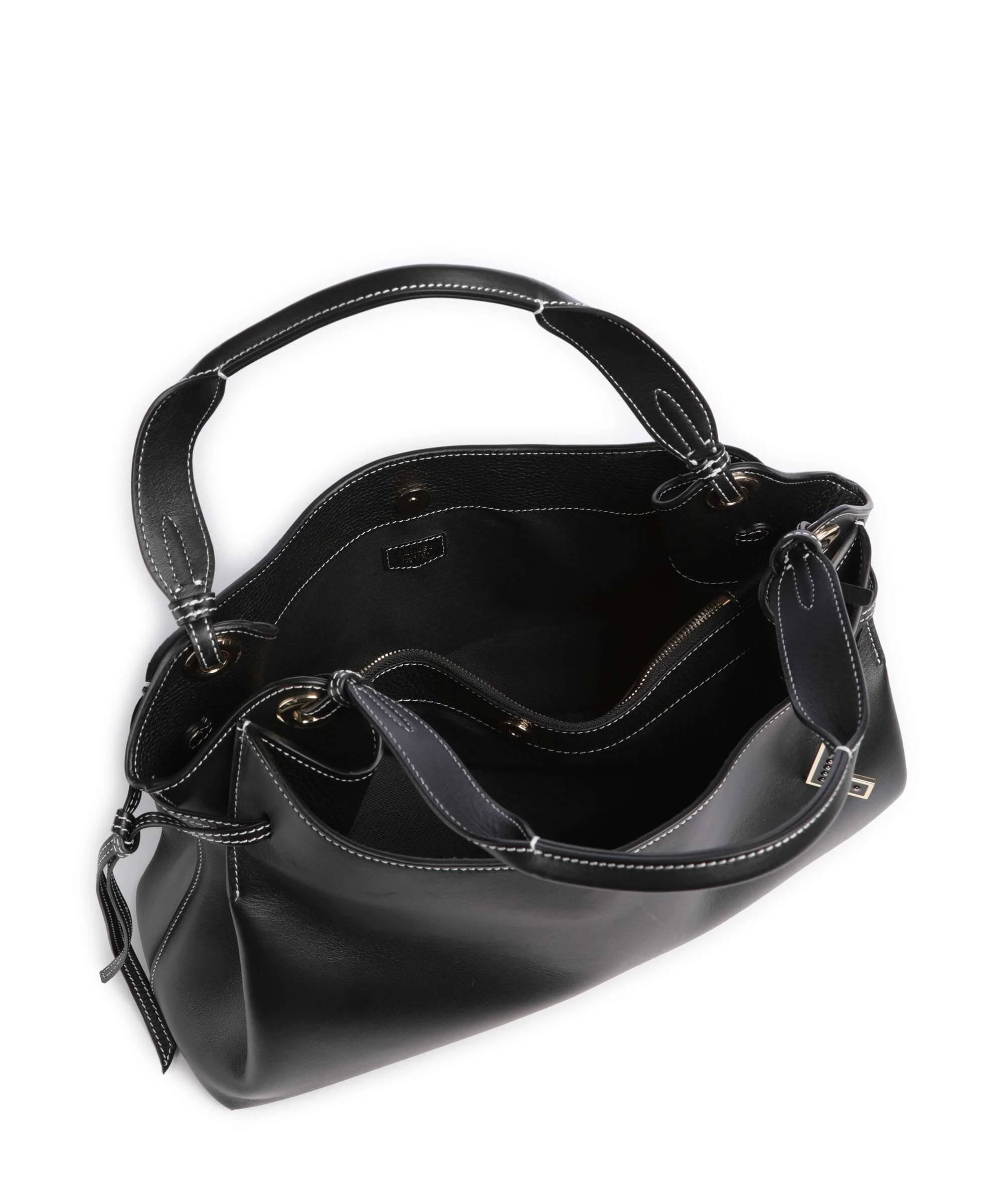 Lancel Swann M Hobo bag black - Image 5