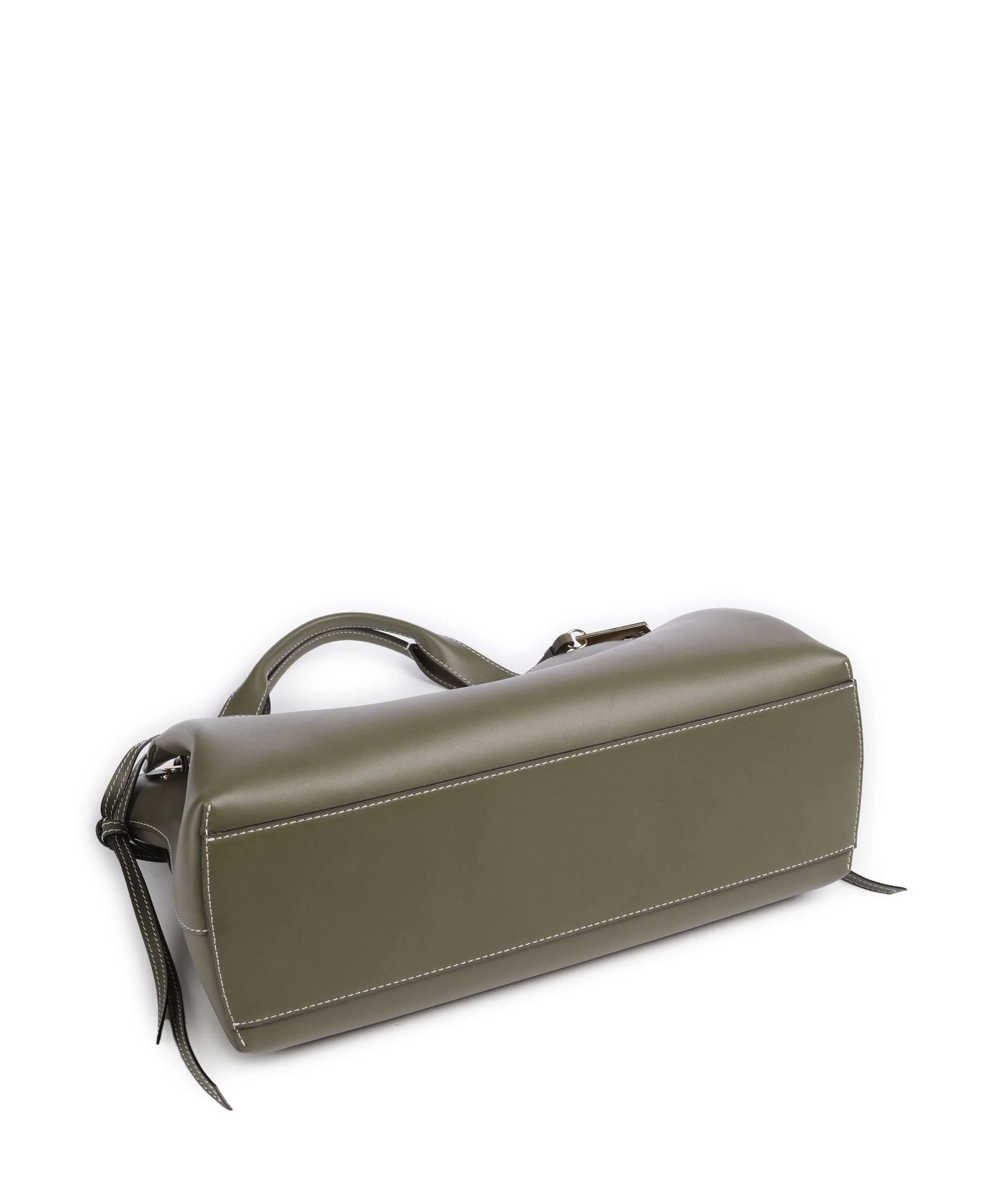 Lancel Swann M Hobo bag dark khaki - Image 4