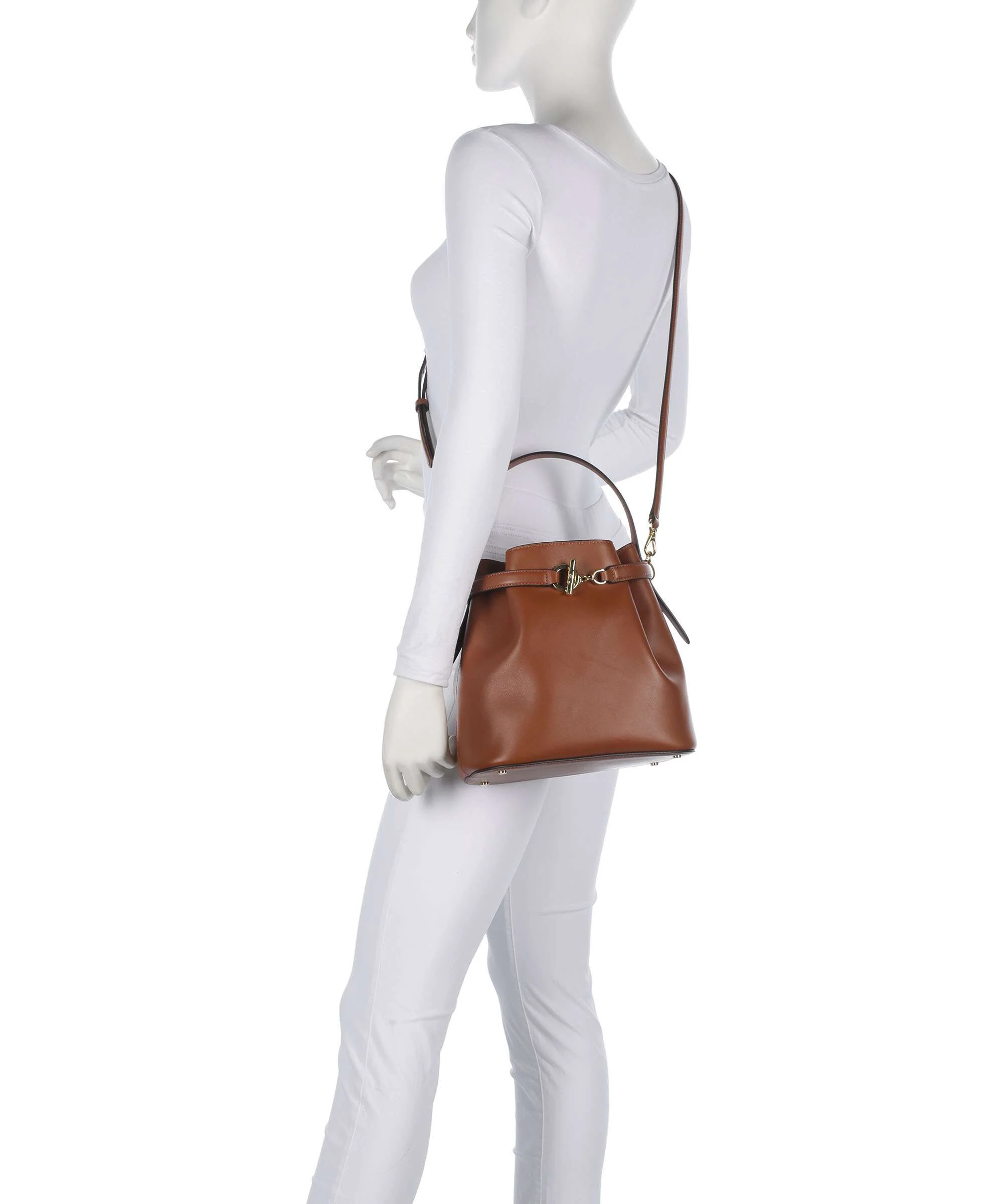 Lauren Ralph Lauren Blaike Medium Bucket bag lauren tan - Image 5