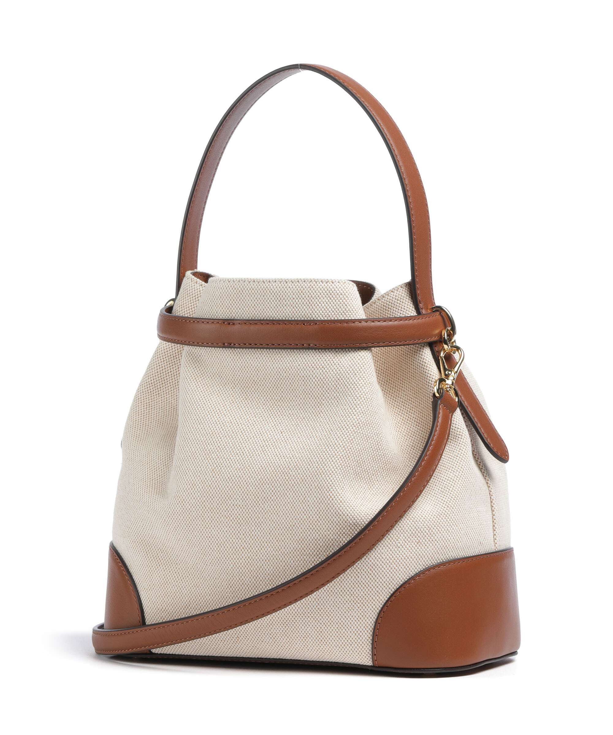 Lauren Ralph Lauren Blaike Medium Bucket bag natural/buff canvas/lauren tan - Image 2