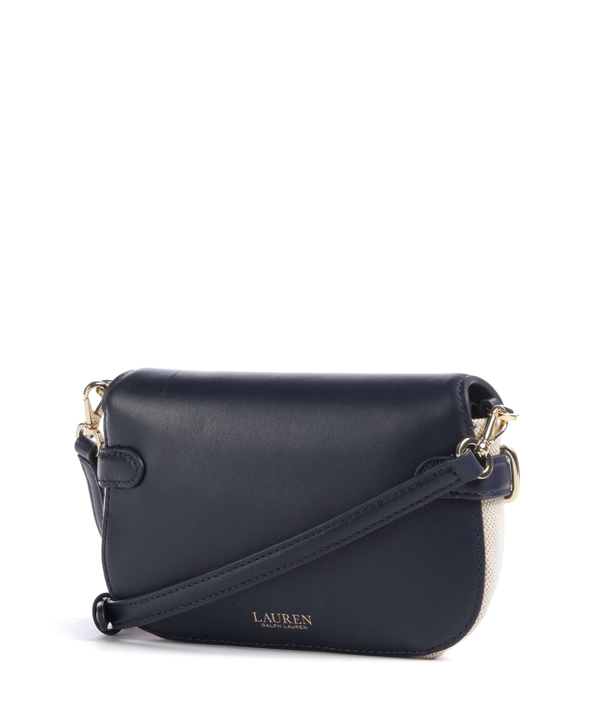 Lauren Ralph Lauren Blaike Small Crossbody bag natural/buff canvas/refined navy - Image 2