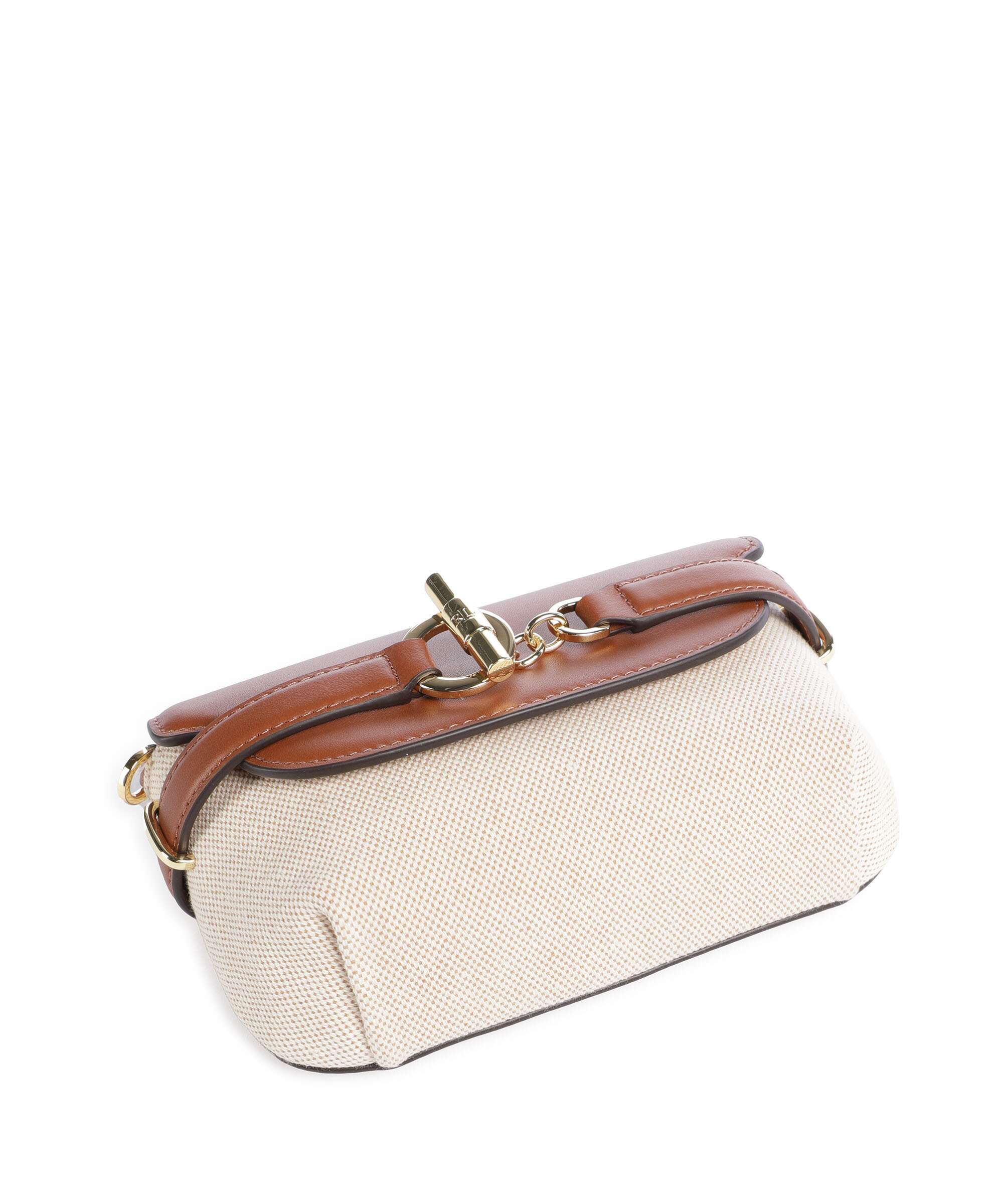 Lauren Ralph Lauren Blaike Small Crossbody bag natural/buff canvas/lauren tan - Image 4