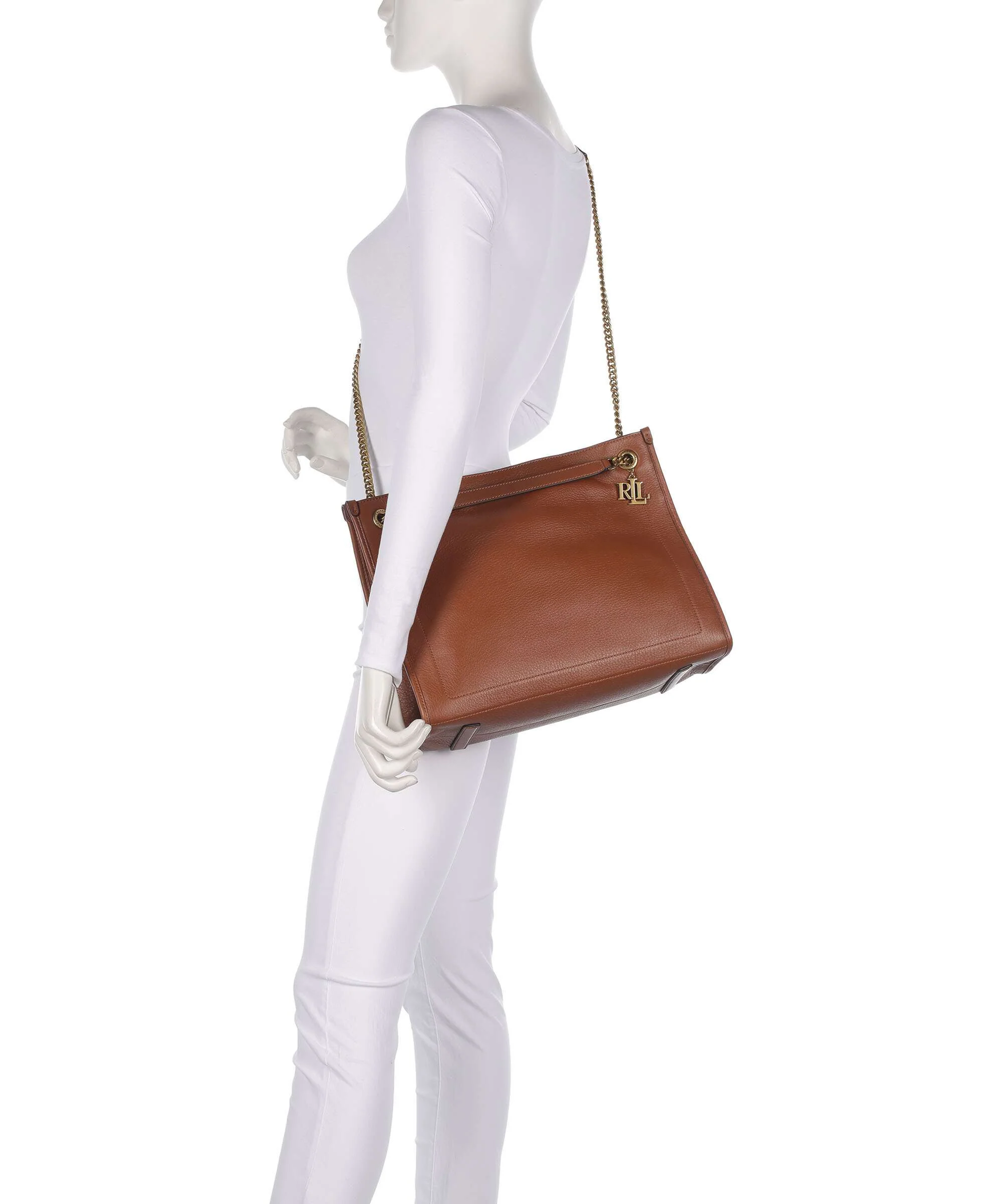 Lauren Ralph Lauren Bradley Large Tote bag lauren tan - Image 4
