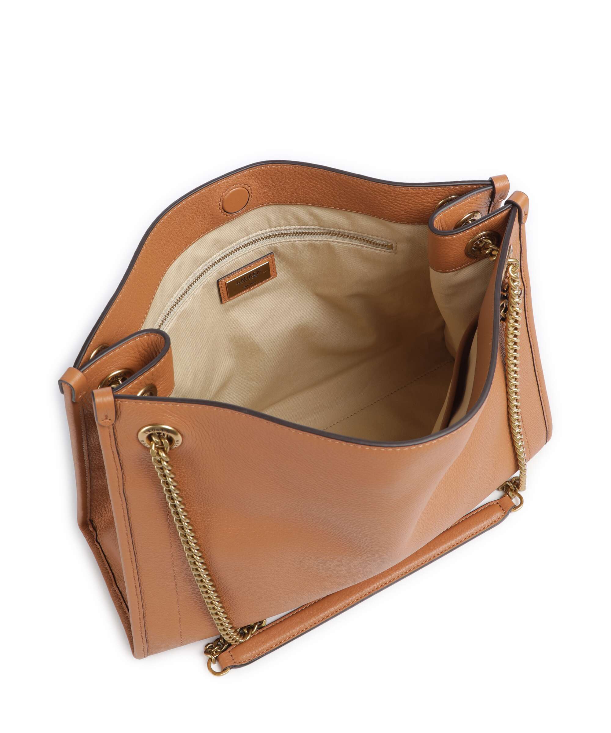 Lauren Ralph Lauren Bradley Large Tote bag classic caramel - Image 6