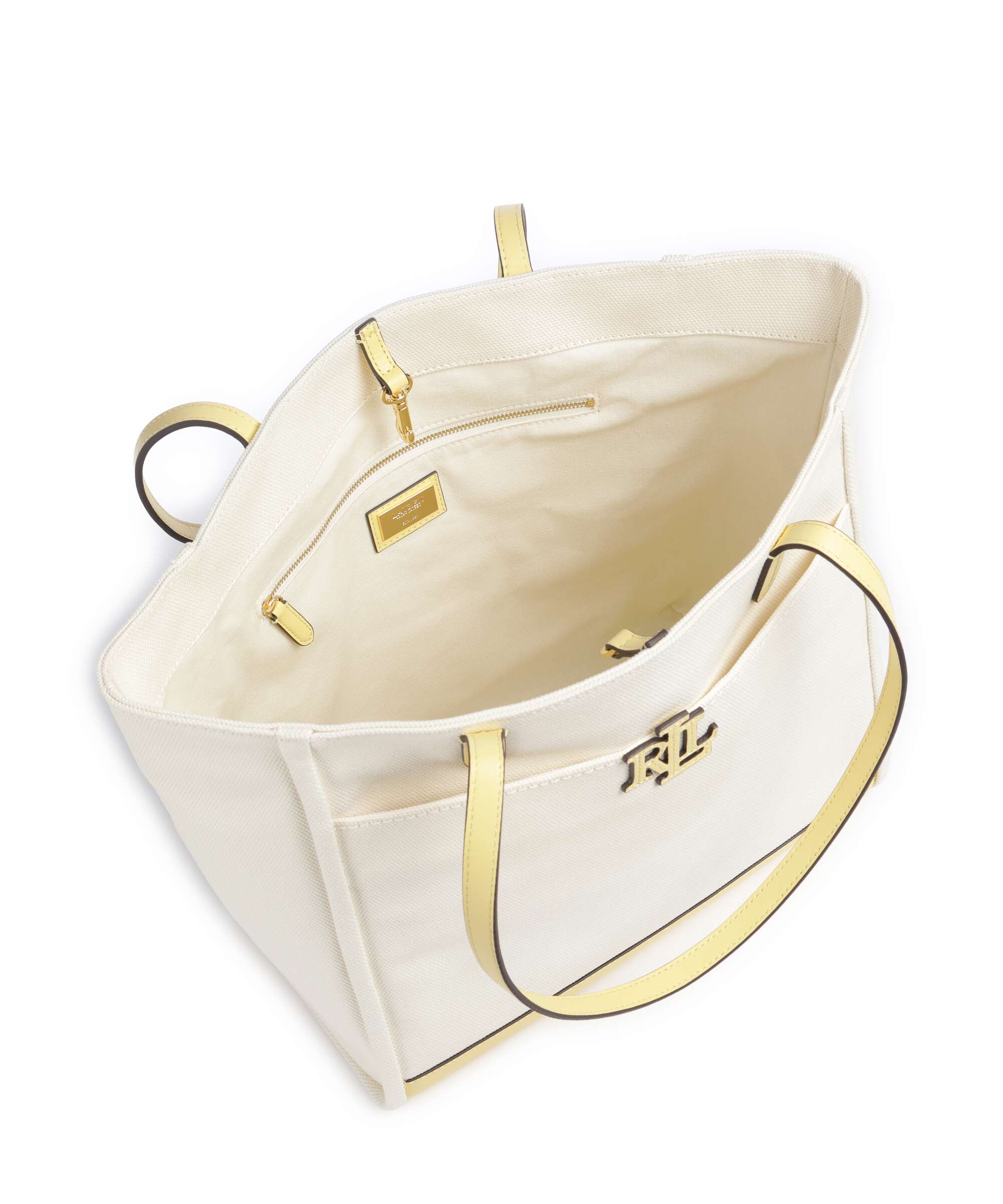 Lauren Ralph Lauren Cameryn Large Tote bag natural/lemon sorbet - Image 5
