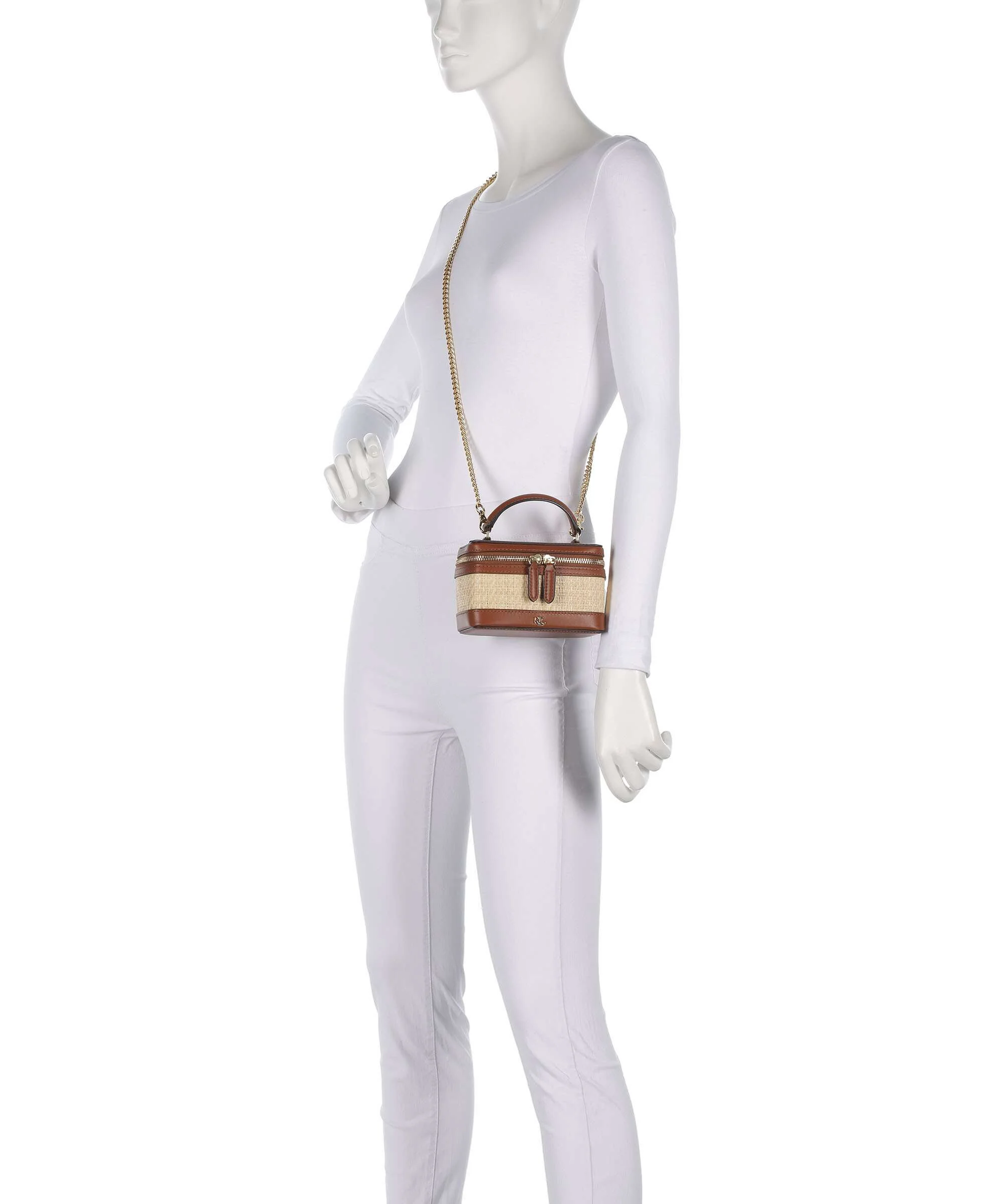 Lauren Ralph Lauren Hallee Small Crossbody bag natural/lauren tan - Image 3